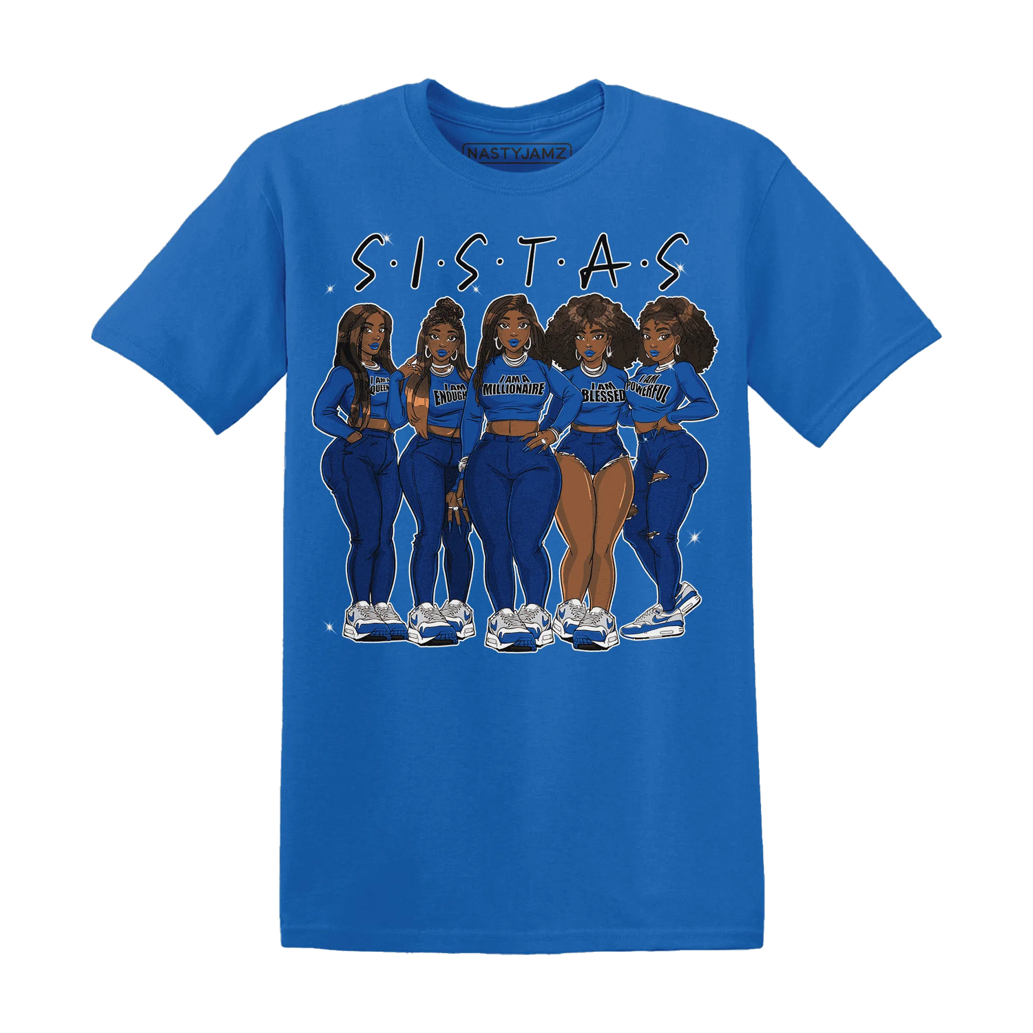 Air-Max-1-86-Royal-T-Shirt-Match-Sistas-Melanin-Girl