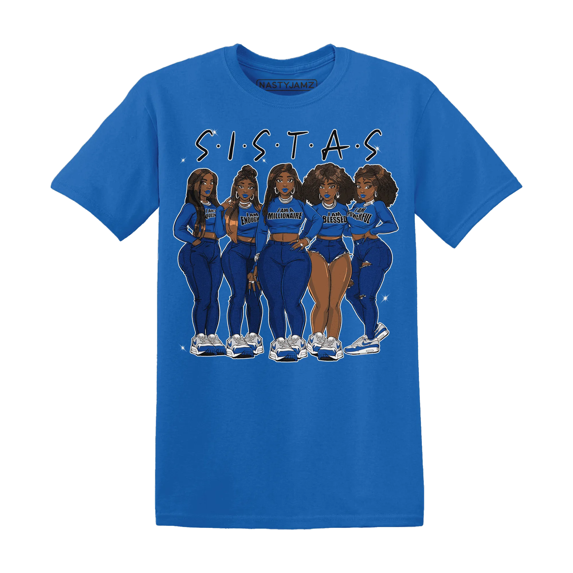 Air-Max-1-86-Royal-T-Shirt-Match-Sistas-Melanin-Girl