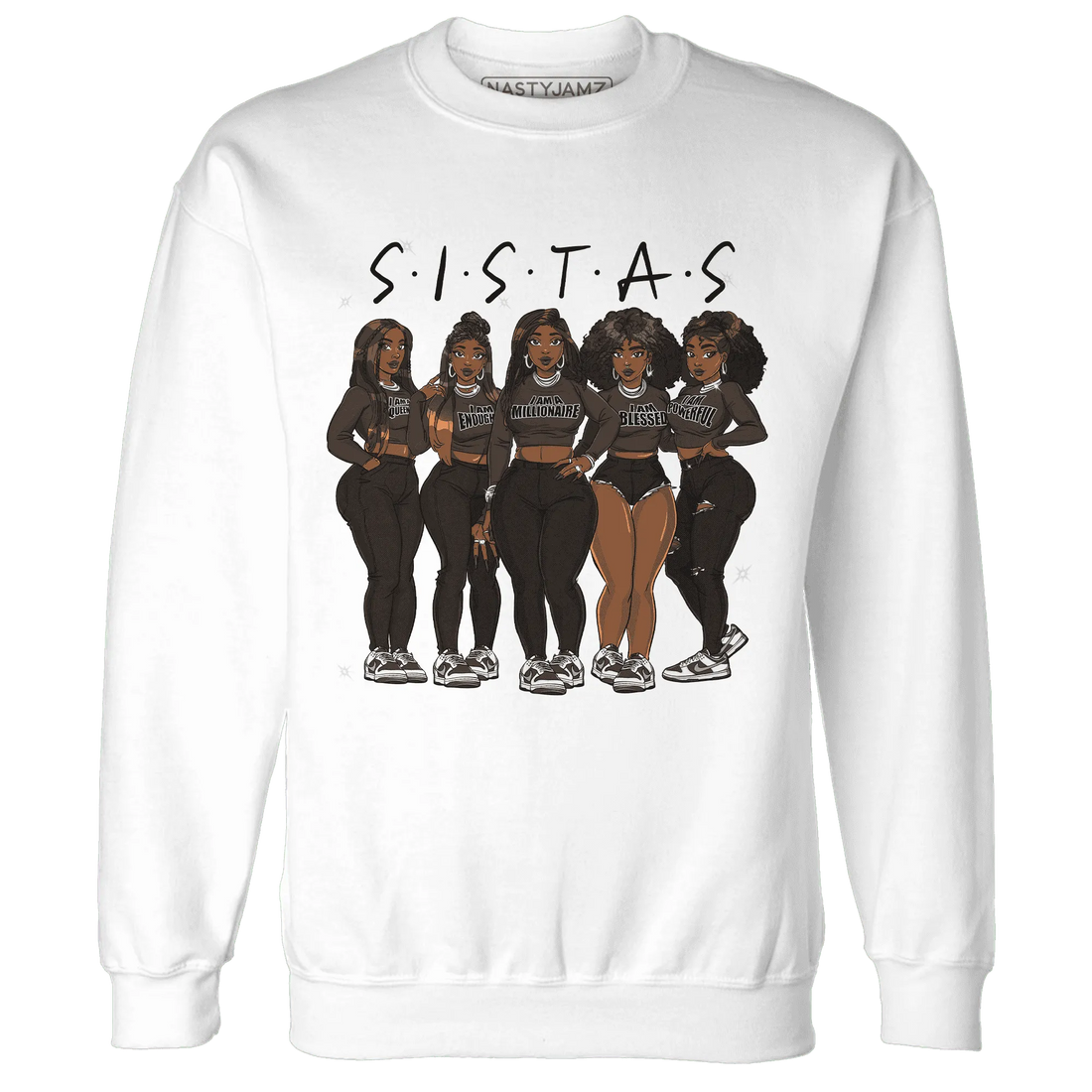Dunk-Low-Baroque-Brown-Sweatshirt-Match-Sistas-Melanin-Girl