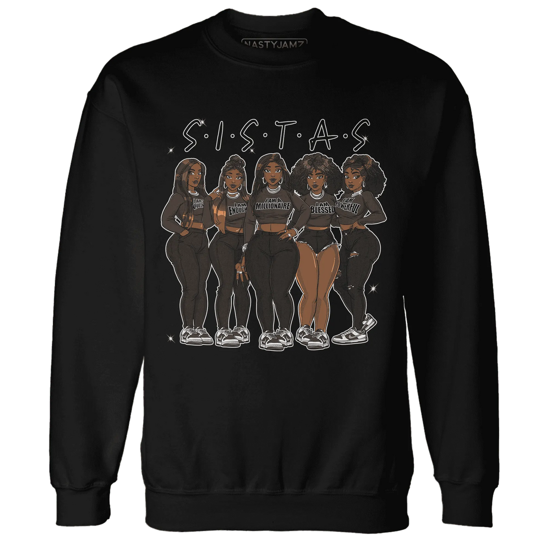 Dunk-Low-Baroque-Brown-Sweatshirt-Match-Sistas-Melanin-Girl