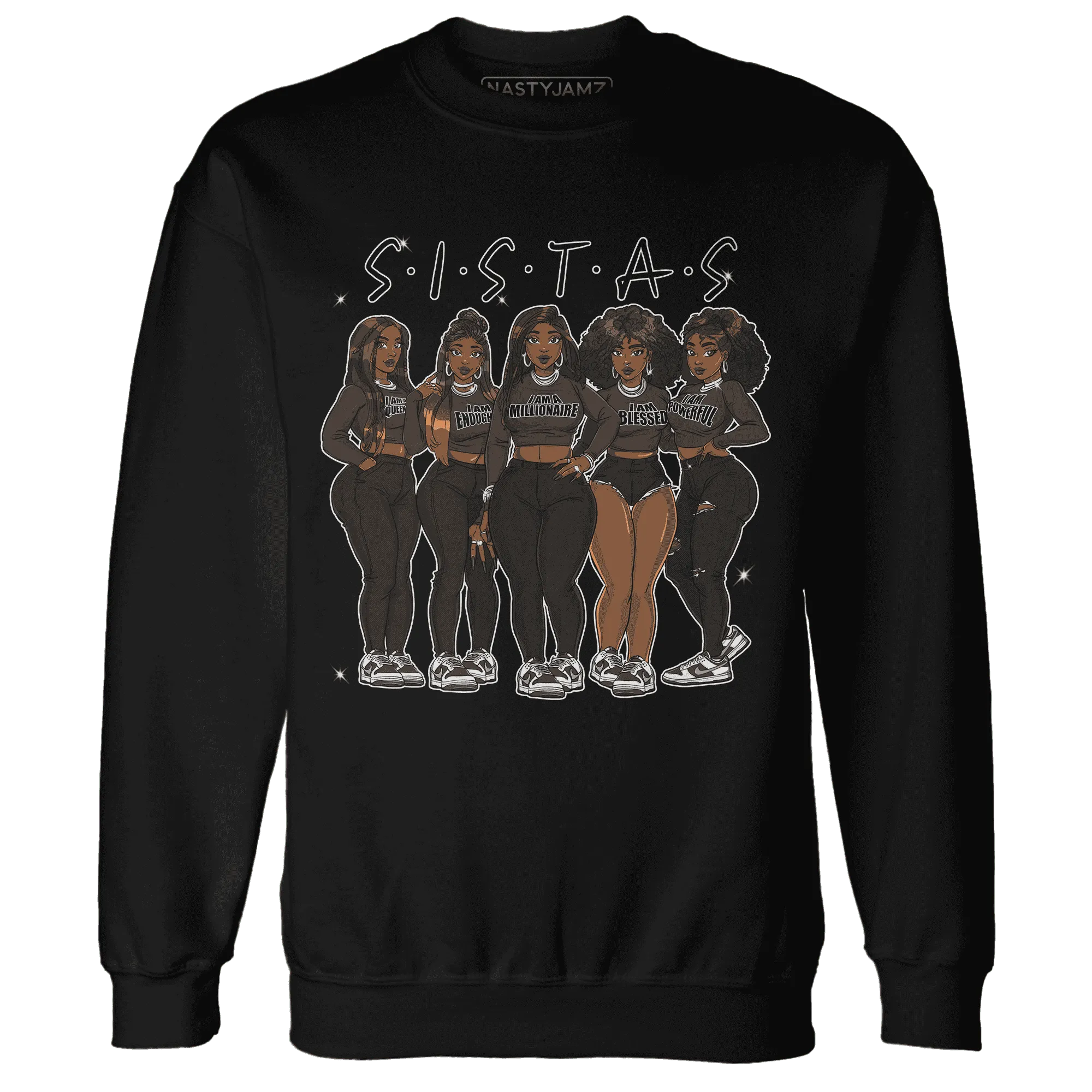 Dunk-Low-Baroque-Brown-Sweatshirt-Match-Sistas-Melanin-Girl