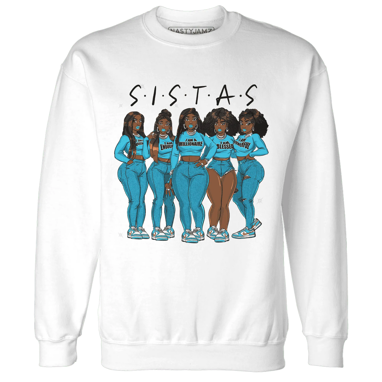 Dunk-Low-Dolphins-Sweatshirt-Match-Sistas-Melanin-Girl