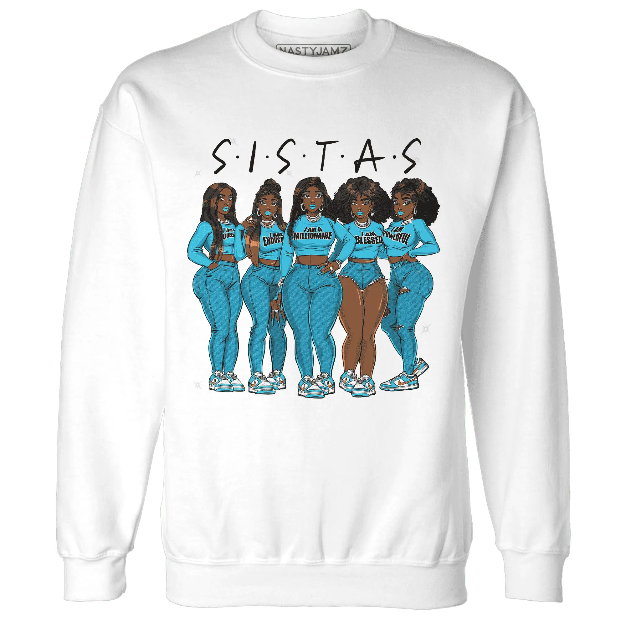 Dunk-Low-Dolphins-Sweatshirt-Match-Sistas-Melanin-Girl