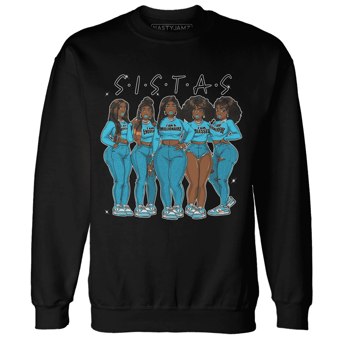 Dunk-Low-Dolphins-Sweatshirt-Match-Sistas-Melanin-Girl