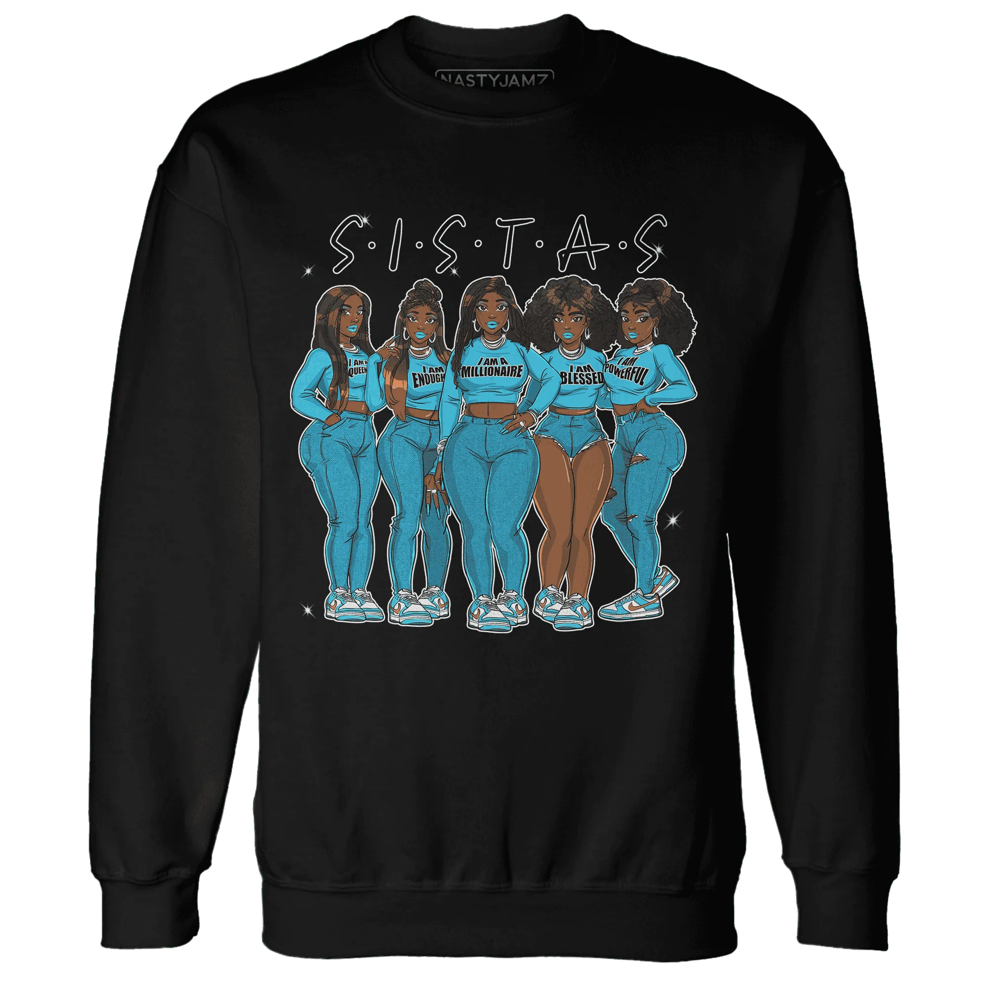 Dunk-Low-Dolphins-Sweatshirt-Match-Sistas-Melanin-Girl