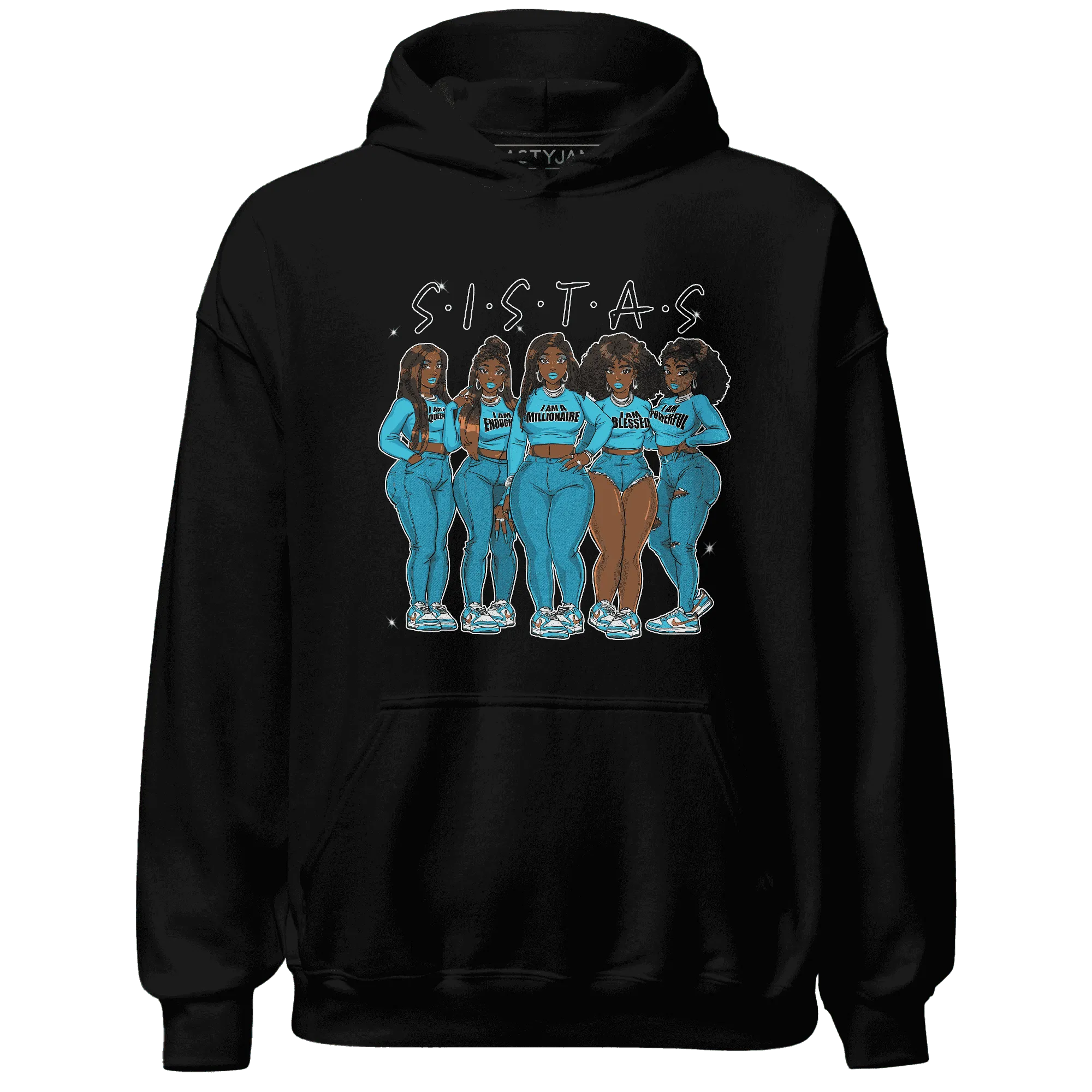 Dunk-Low-Dolphins-Hoodie-Match-Sistas-Melanin-Girl