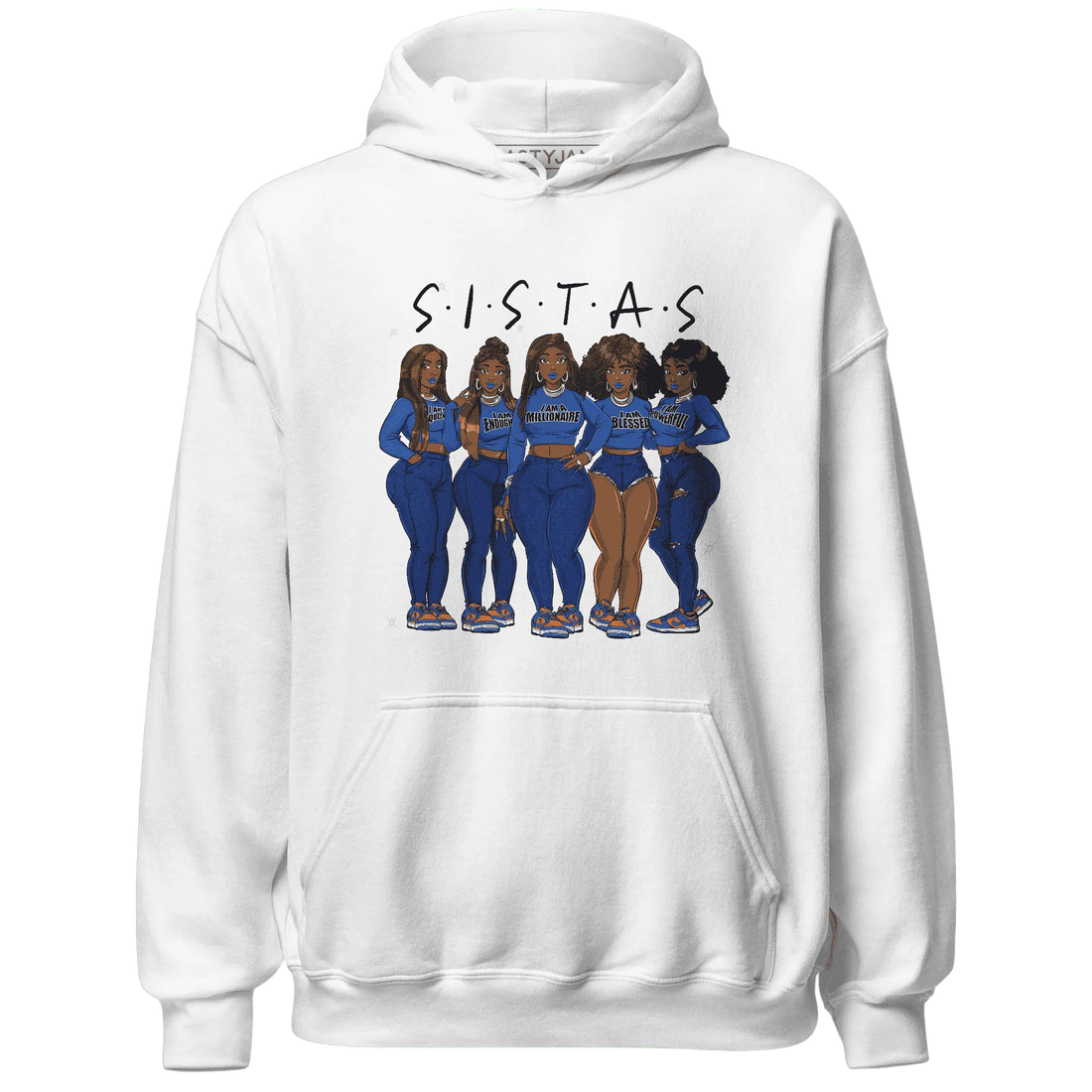 Dunk-Low-Knicks-Hoodie-Match-Sistas-Melanin-Girl