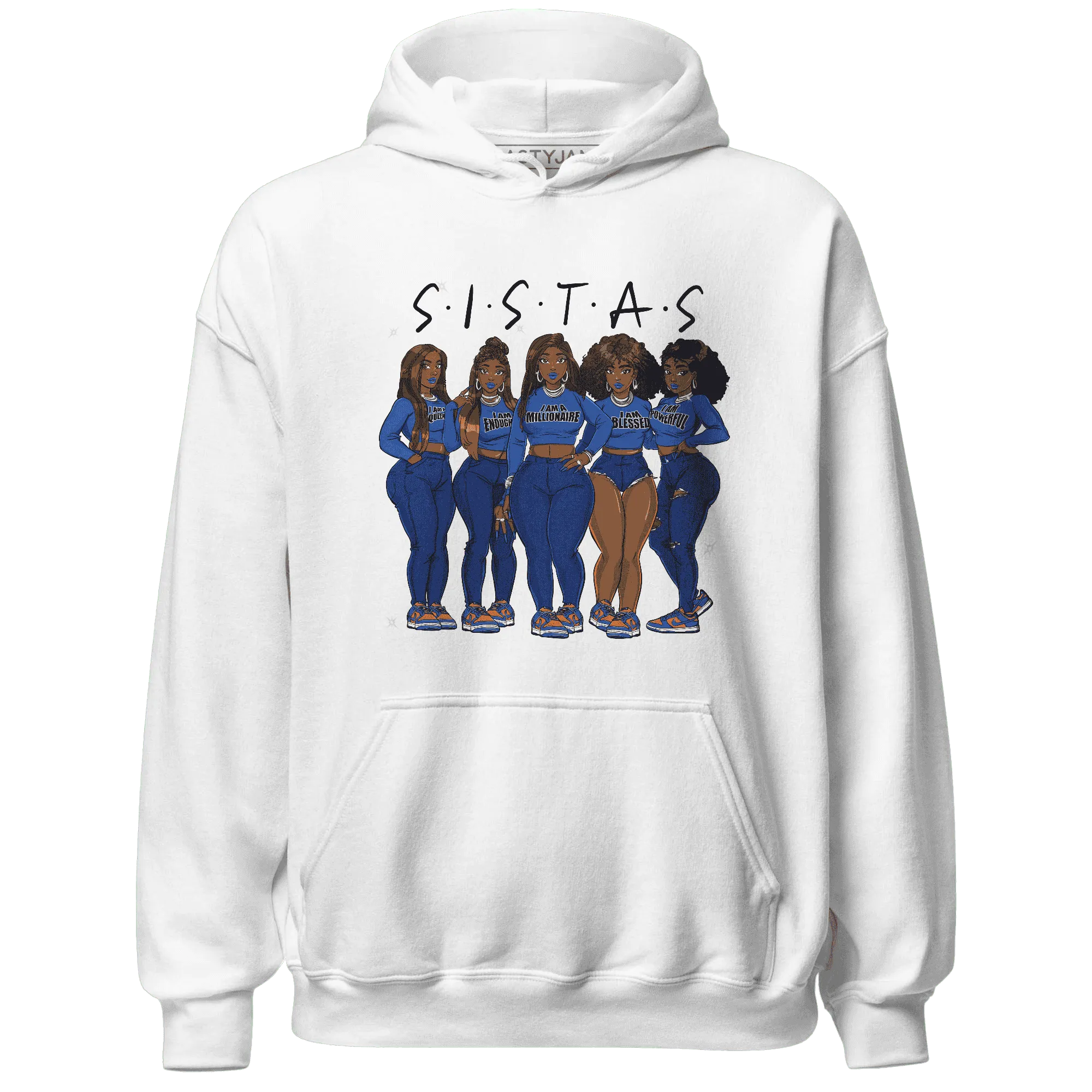 Dunk-Low-Knicks-Hoodie-Match-Sistas-Melanin-Girl