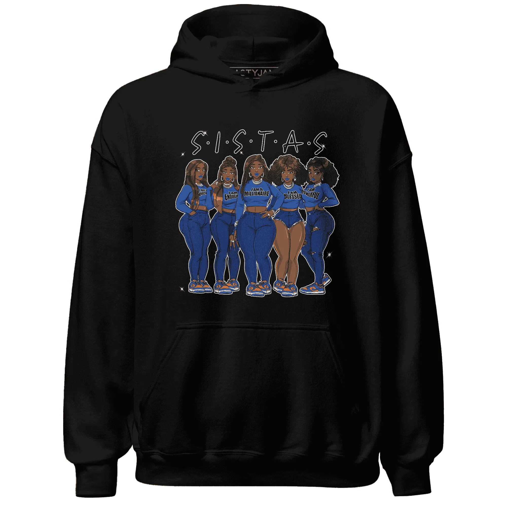 Dunk-Low-Knicks-Hoodie-Match-Sistas-Melanin-Girl