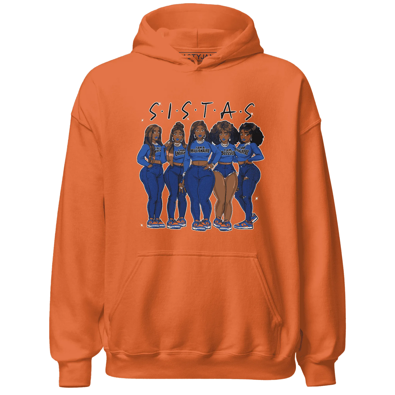 Dunk-Low-Knicks-Hoodie-Match-Sistas-Melanin-Girl