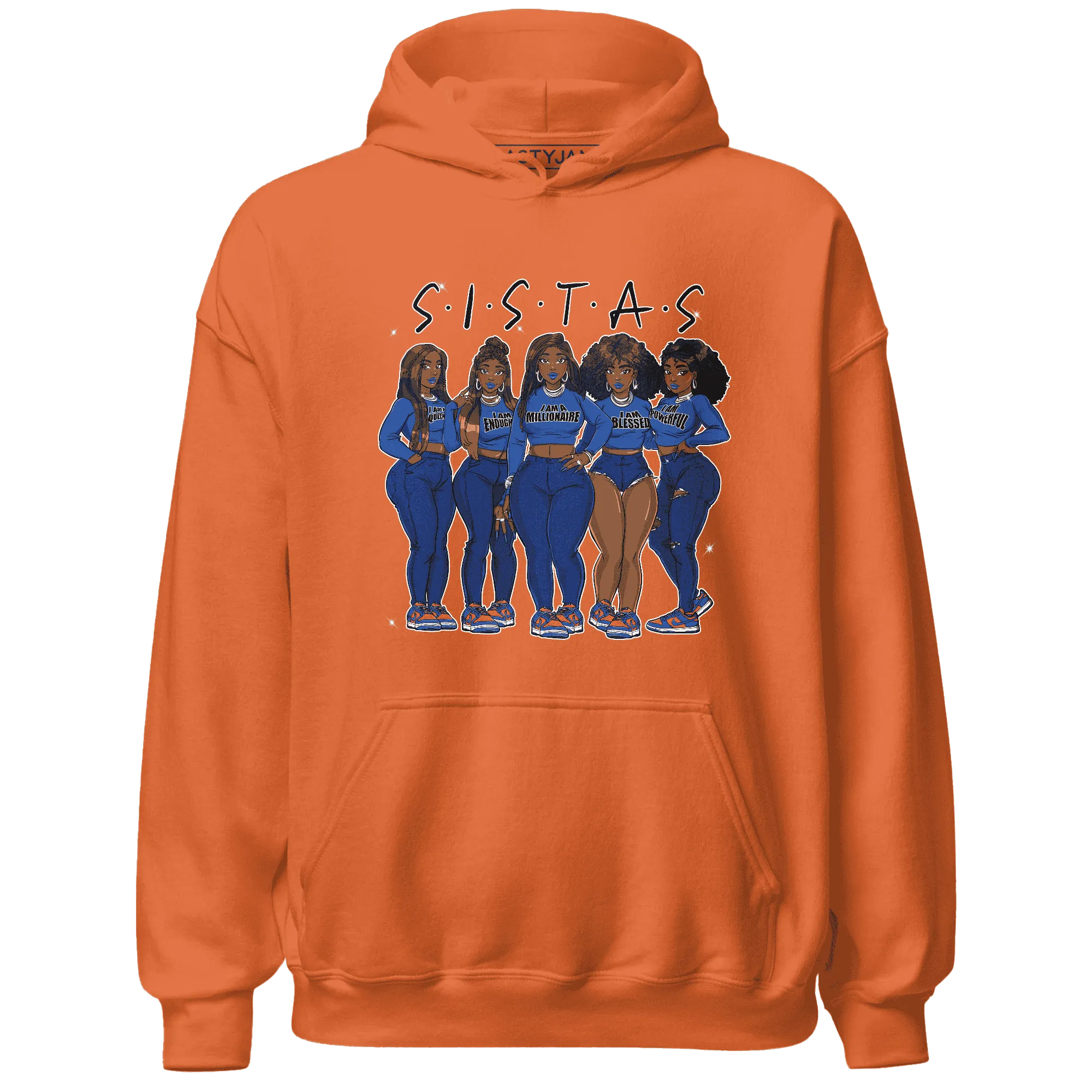 Dunk-Low-Knicks-Hoodie-Match-Sistas-Melanin-Girl