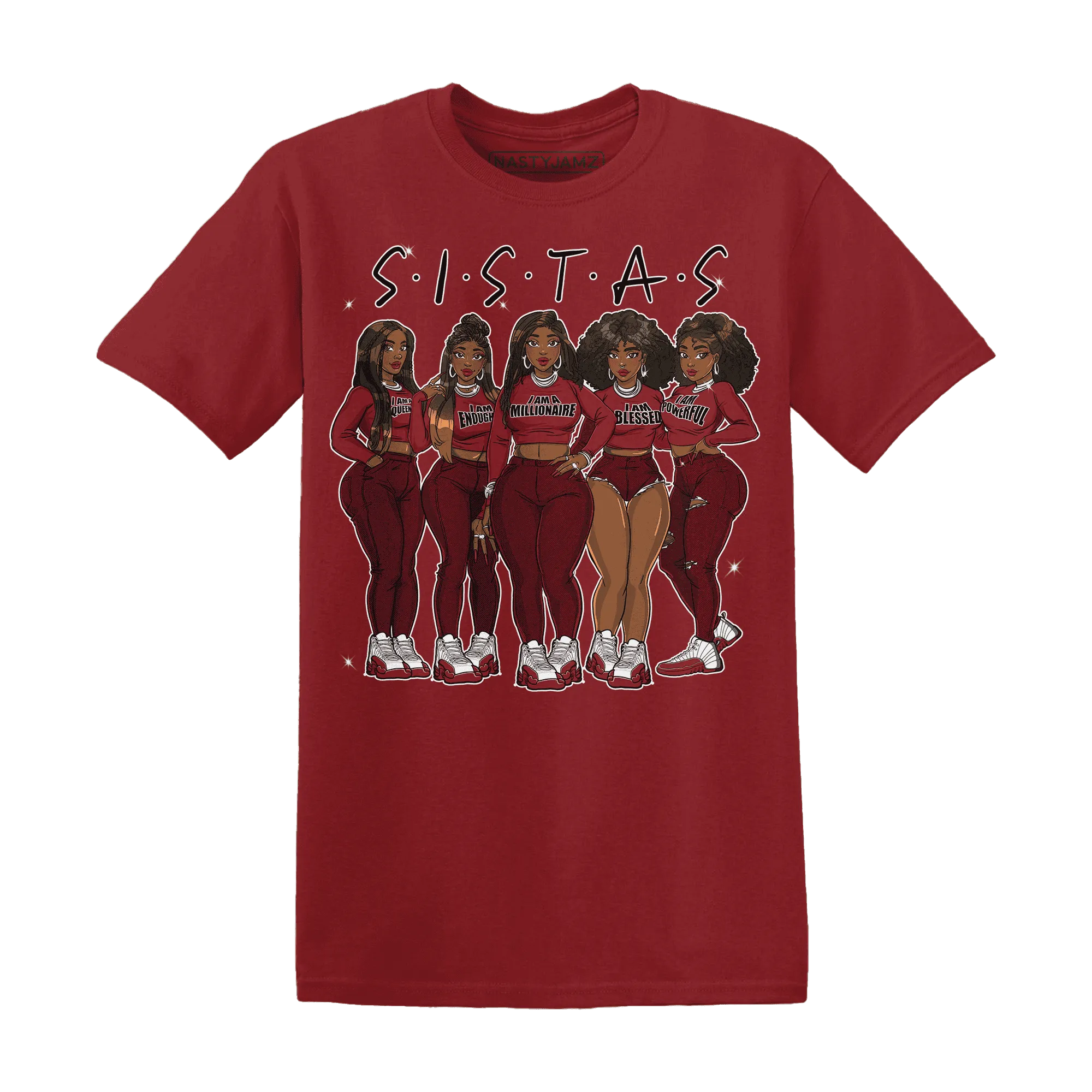 Cherry-12s-T-Shirt-Match-Sistas-Melanin-Girl