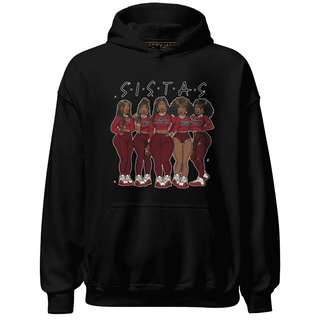 Cherry-12s-Hoodie-Match-Sistas-Melanin-Girl