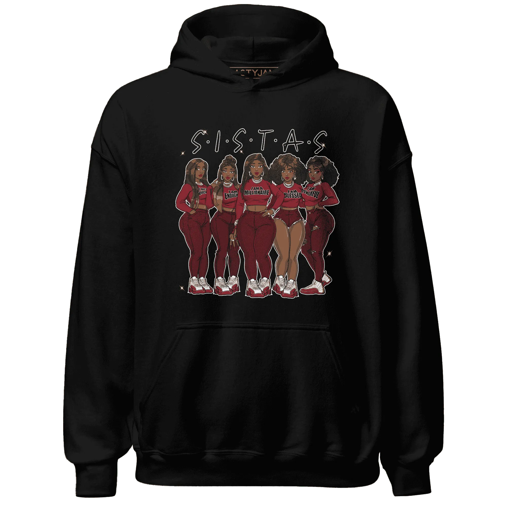 Cherry-12s-Hoodie-Match-Sistas-Melanin-Girl