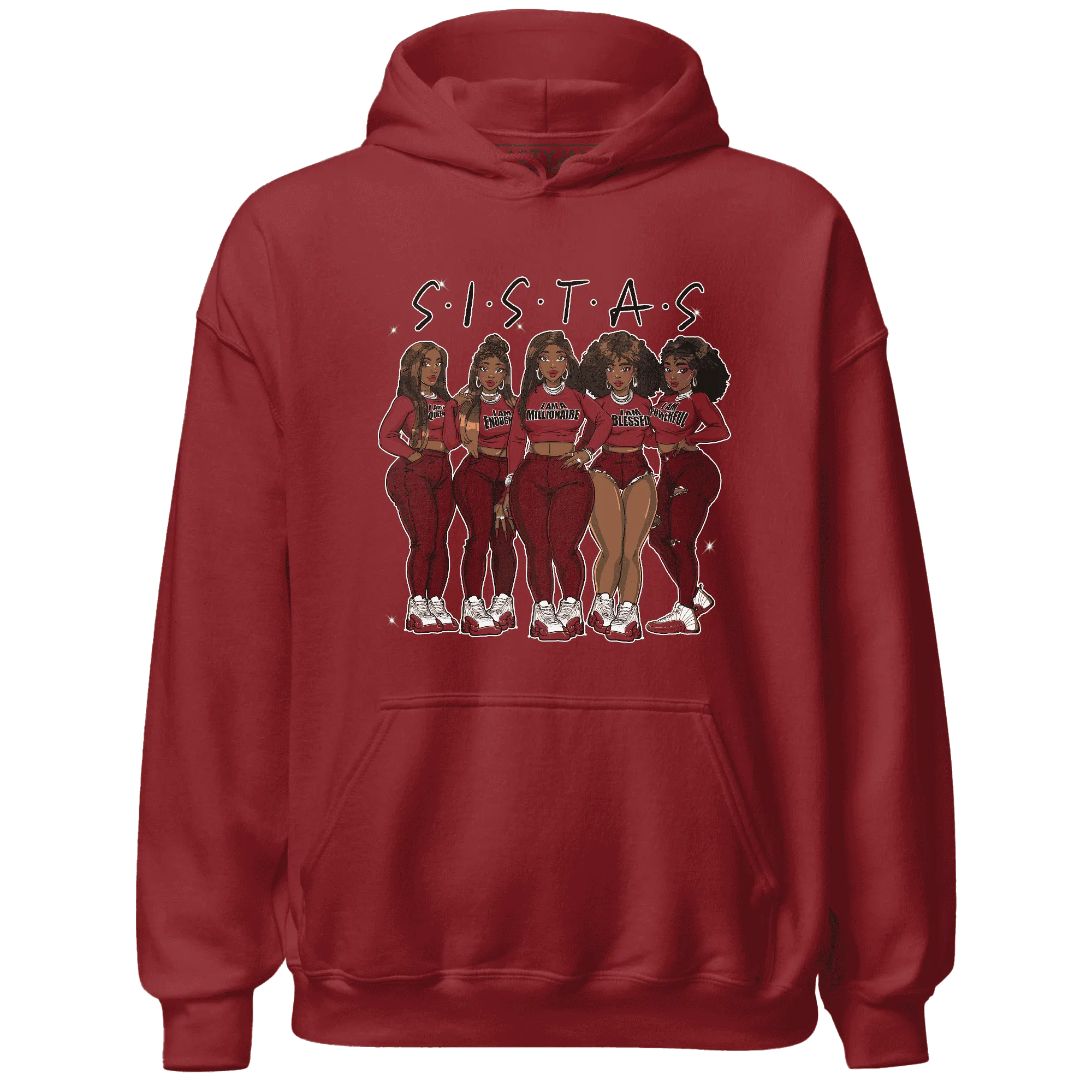 Cherry-12s-Hoodie-Match-Sistas-Melanin-Girl