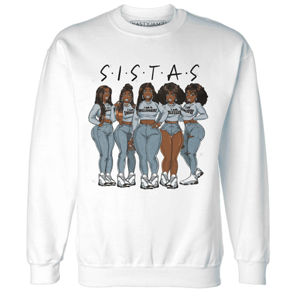 Blue-Grey-13s-Sweatshirt-Match-Sistas-Melanin-Girl