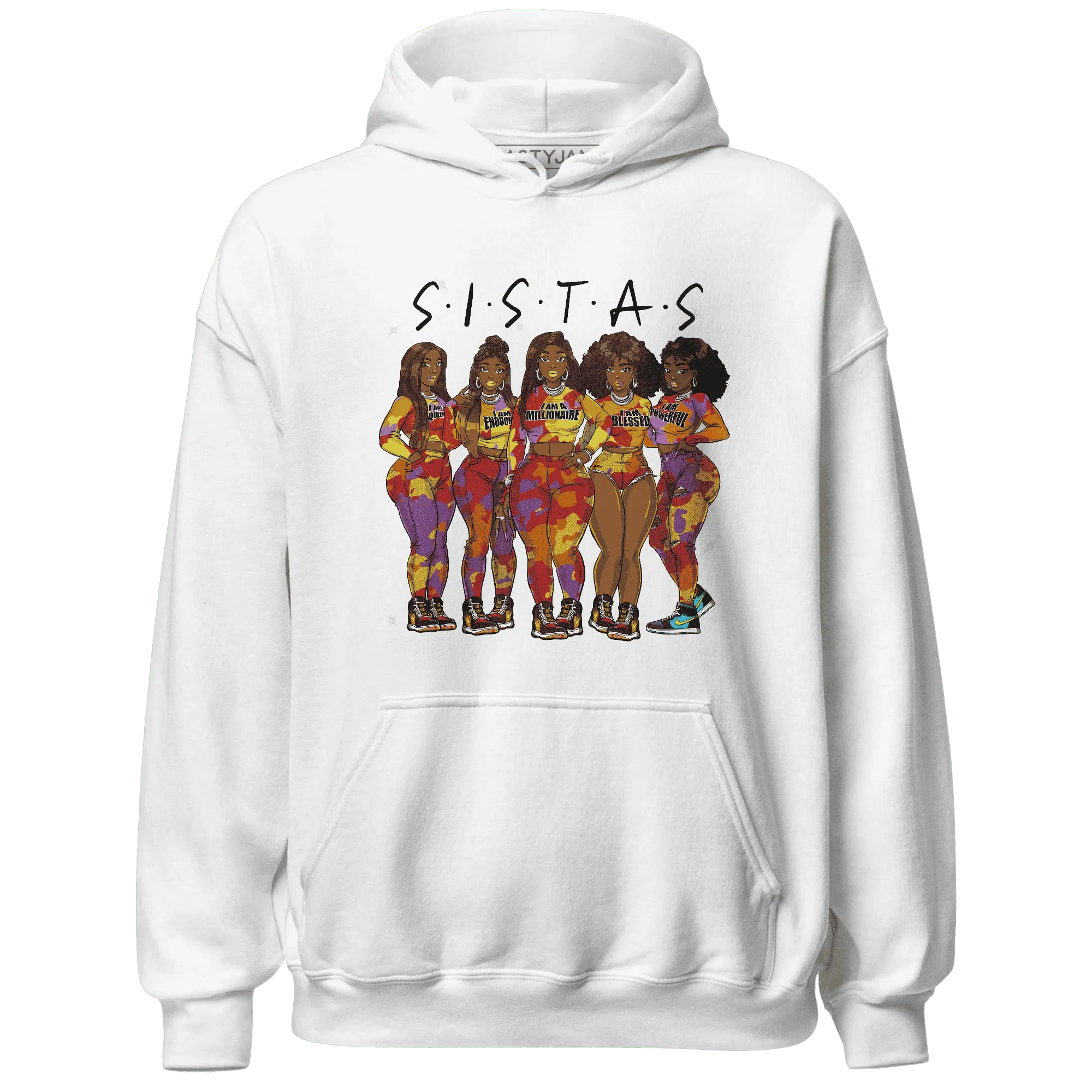 Mid-GS-Six-Championships-1s-Hoodie-Match-Sistas-Melanin-Girl