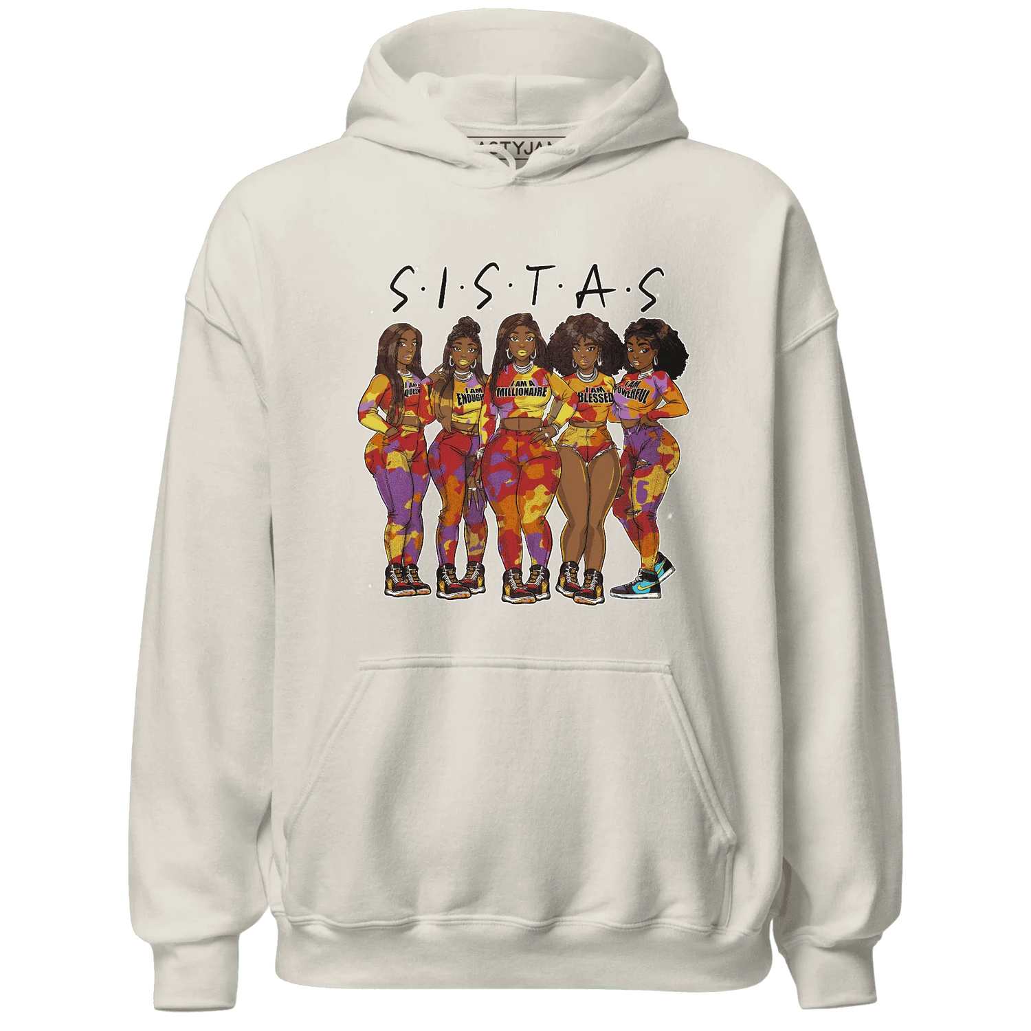 Mid-GS-Six-Championships-1s-Hoodie-Match-Sistas-Melanin-Girl