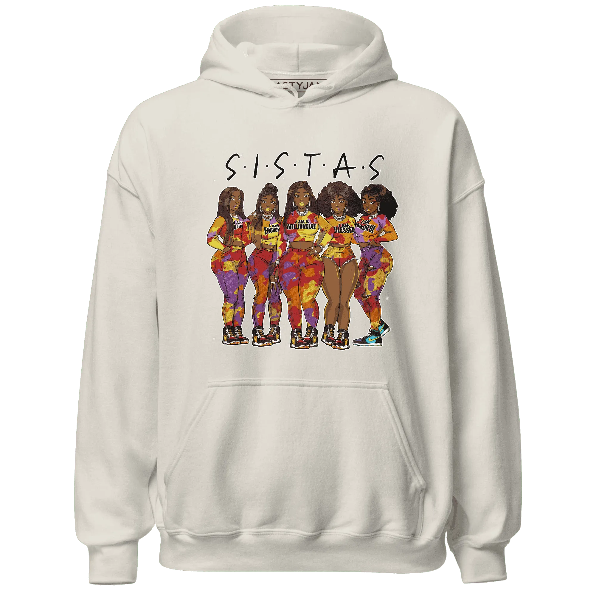 Mid-GS-Six-Championships-1s-Hoodie-Match-Sistas-Melanin-Girl