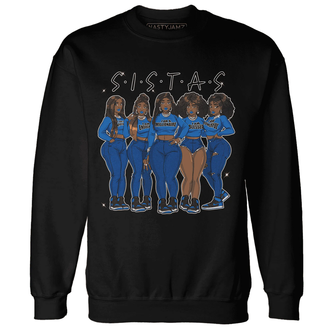 Royal-Reimagined-1s-Sweatshirt-Match-Sistas-Melanin-Girl