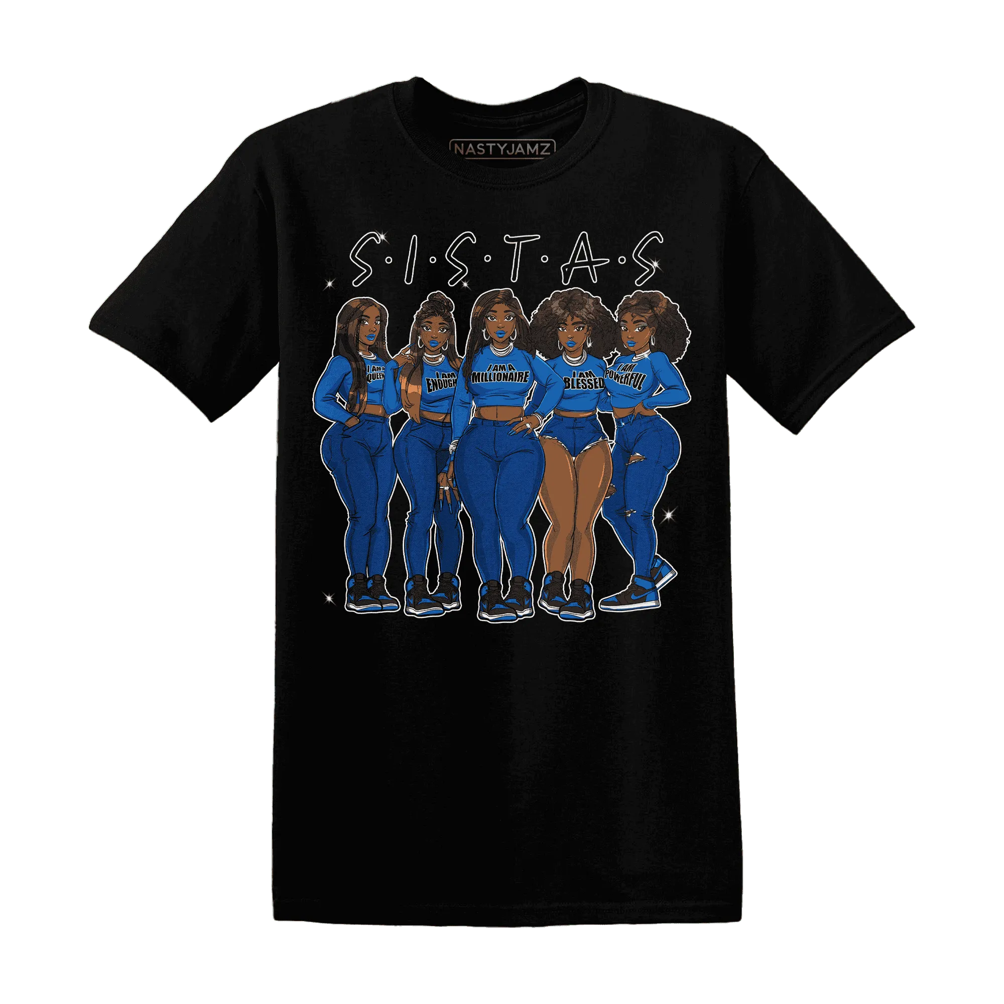 Royal-Reimagined-1s-T-Shirt-Match-Sistas-Melanin-Girl