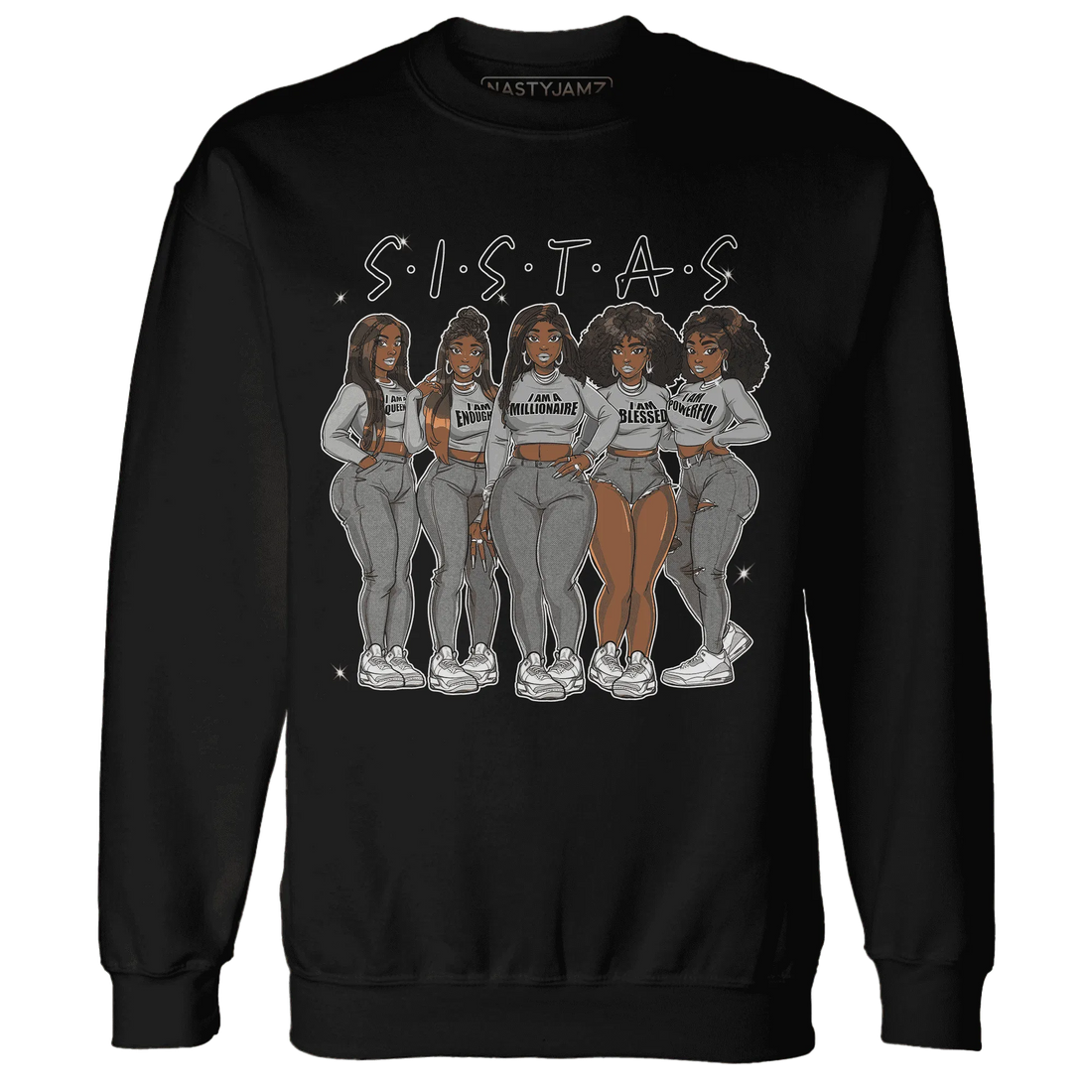 Craft-Ivory-3s-Sweatshirt-Match-Sistas-Melanin-Girl