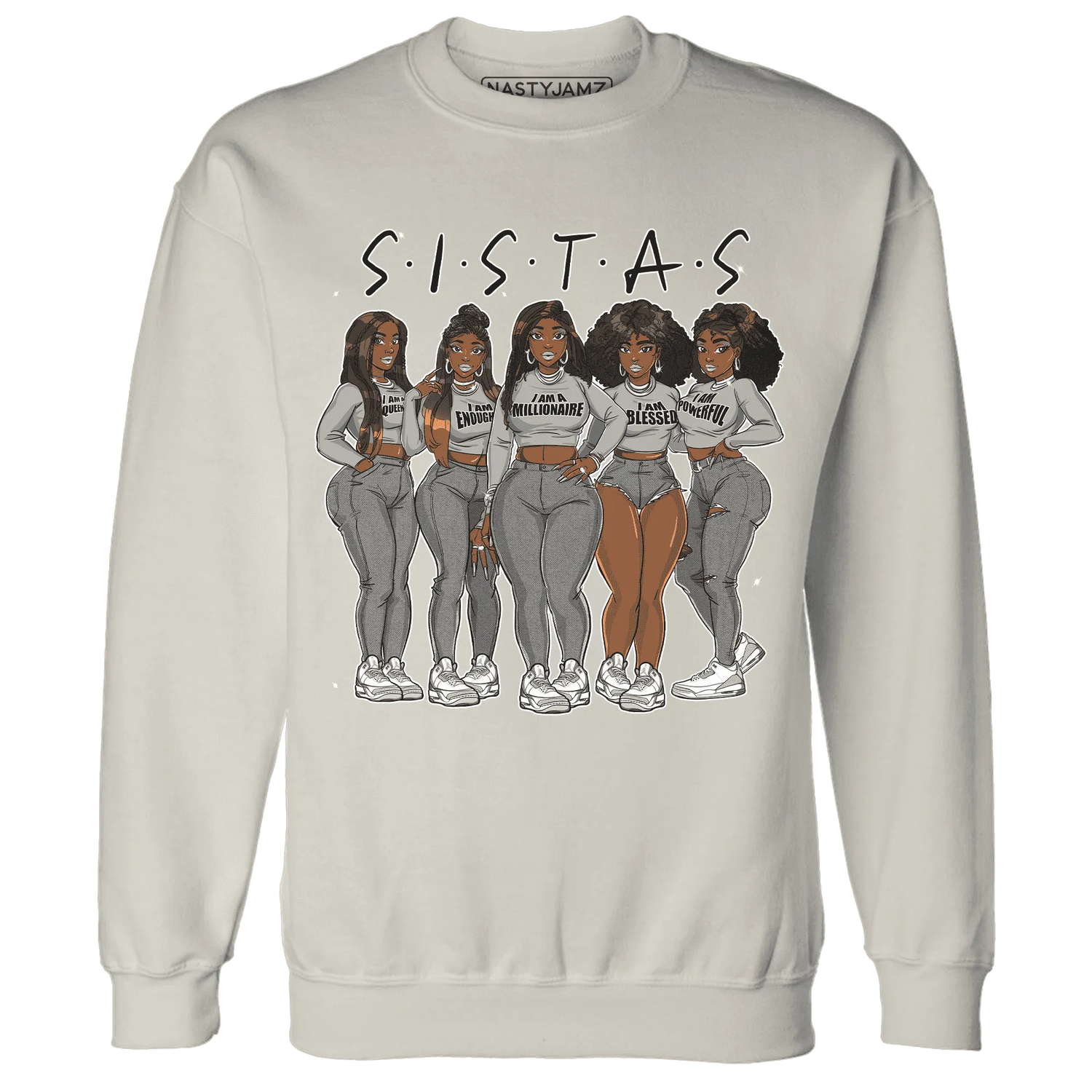 Craft-Ivory-3s-Sweatshirt-Match-Sistas-Melanin-Girl