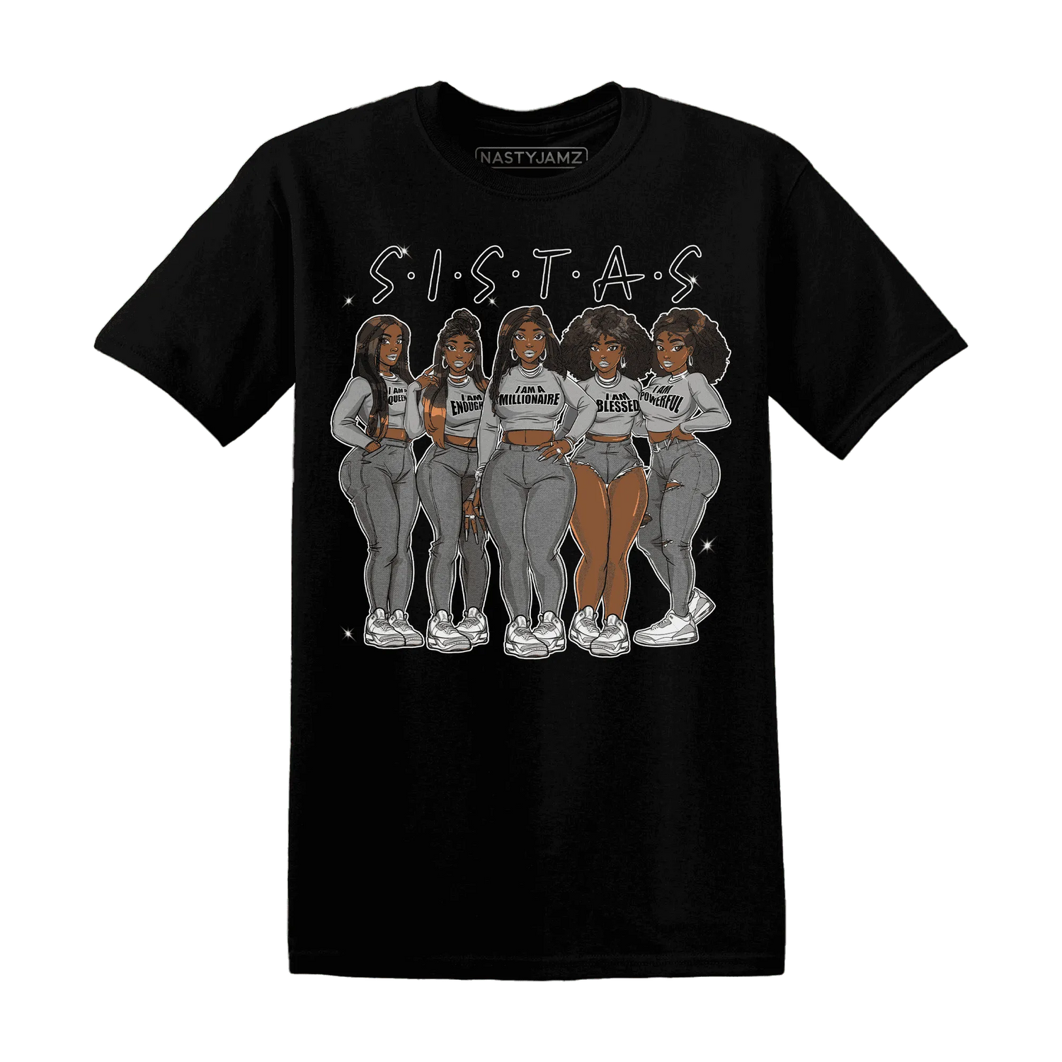 Craft-Ivory-3s-T-Shirt-Match-Sistas-Melanin-Girl