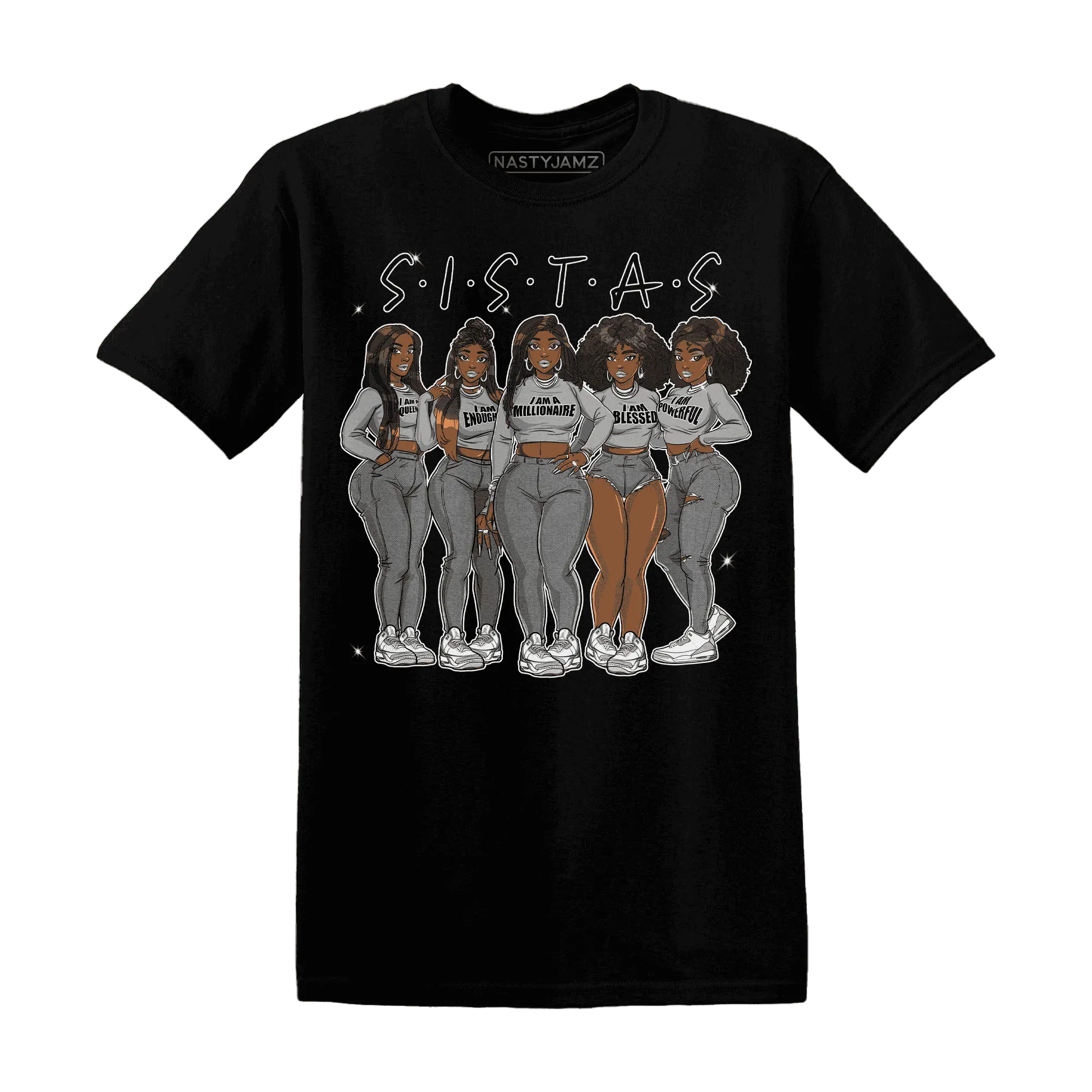 Craft-Ivory-3s-T-Shirt-Match-Sistas-Melanin-Girl