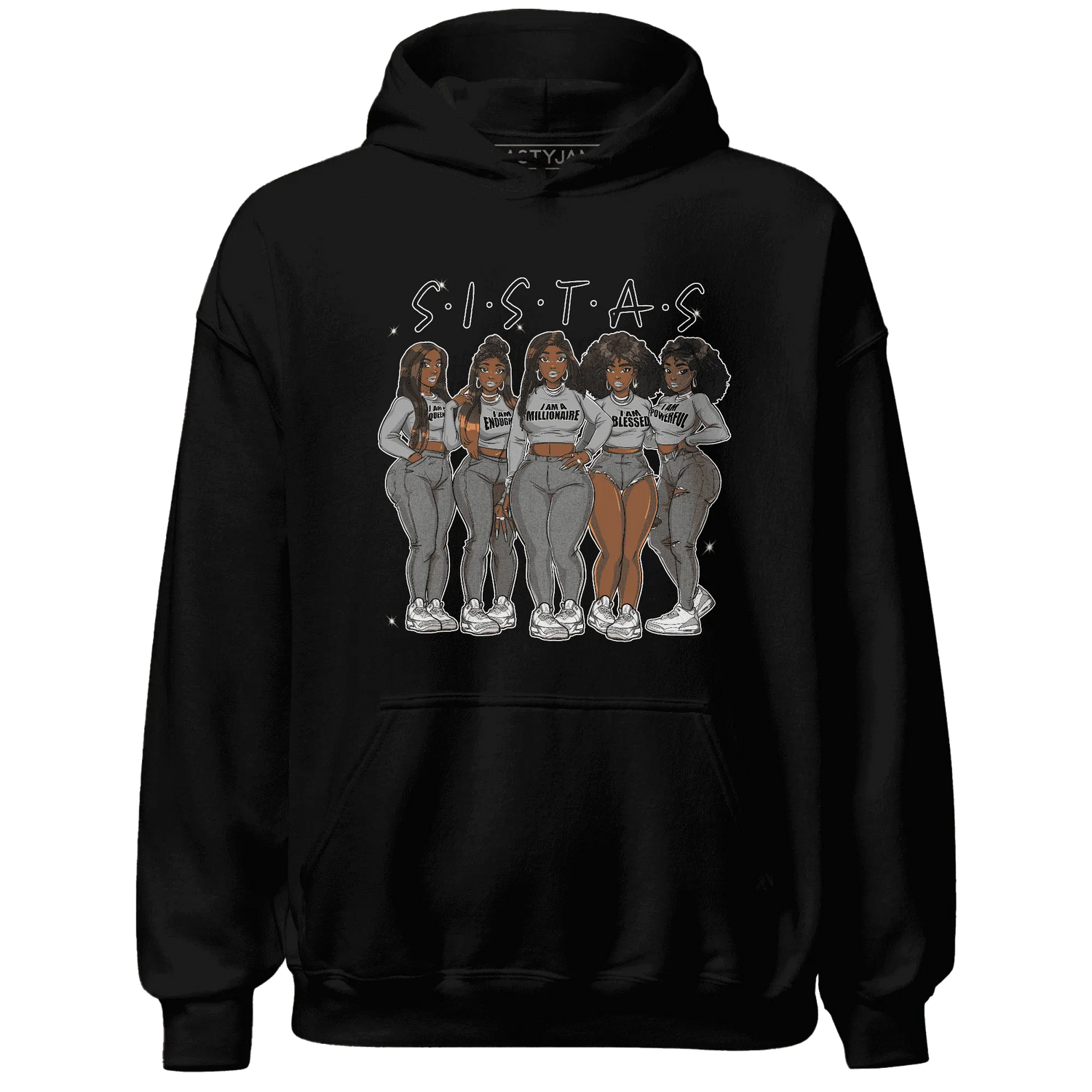 Craft-Ivory-3s-Hoodie-Match-Sistas-Melanin-Girl