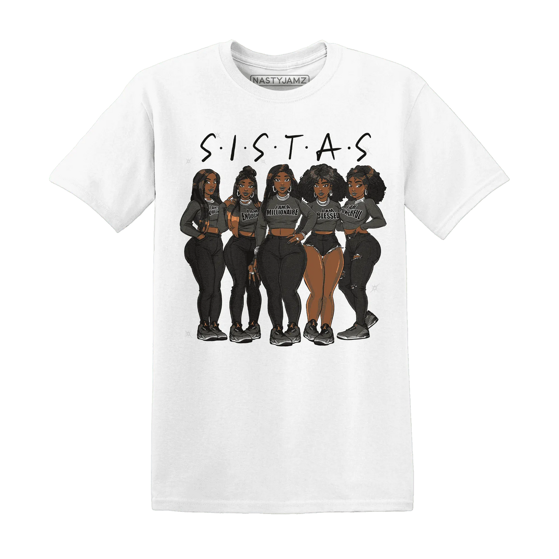 Fear-Pack-3s-T-Shirt-Match-Sistas-Melanin-Girl