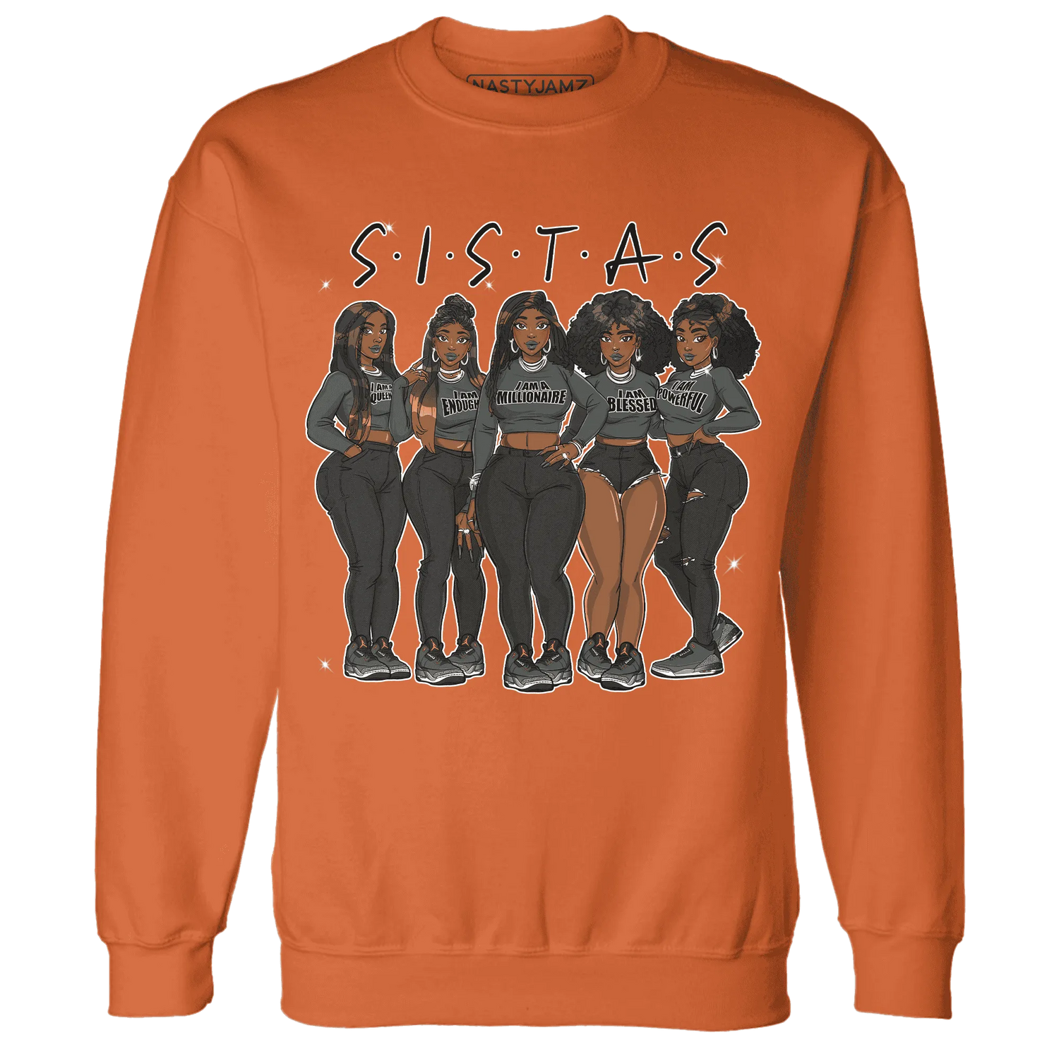 Fear-Pack-3s-Sweatshirt-Match-Sistas-Melanin-Girl