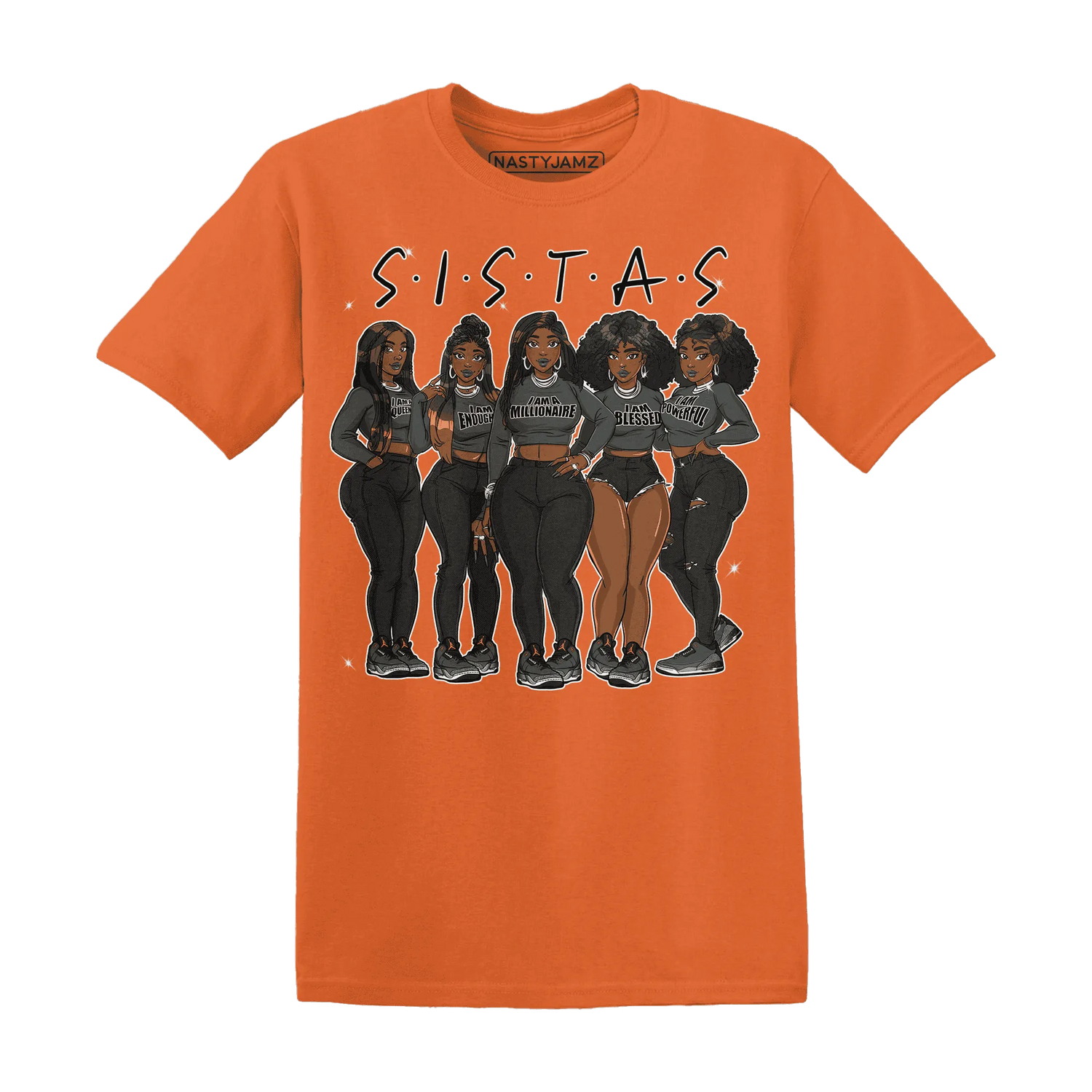 Fear-Pack-3s-T-Shirt-Match-Sistas-Melanin-Girl