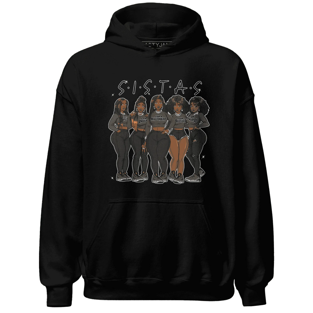 Fear-Pack-3s-Hoodie-Match-Sistas-Melanin-Girl