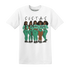 Green-Glow-3s-T-Shirt-Match-Sistas-Melanin-Girl