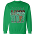 Green-Glow-3s-Sweatshirt-Match-Sistas-Melanin-Girl