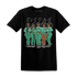 Green-Glow-3s-T-Shirt-Match-Sistas-Melanin-Girl