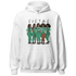 Green-Glow-3s-Hoodie-Match-Sistas-Melanin-Girl