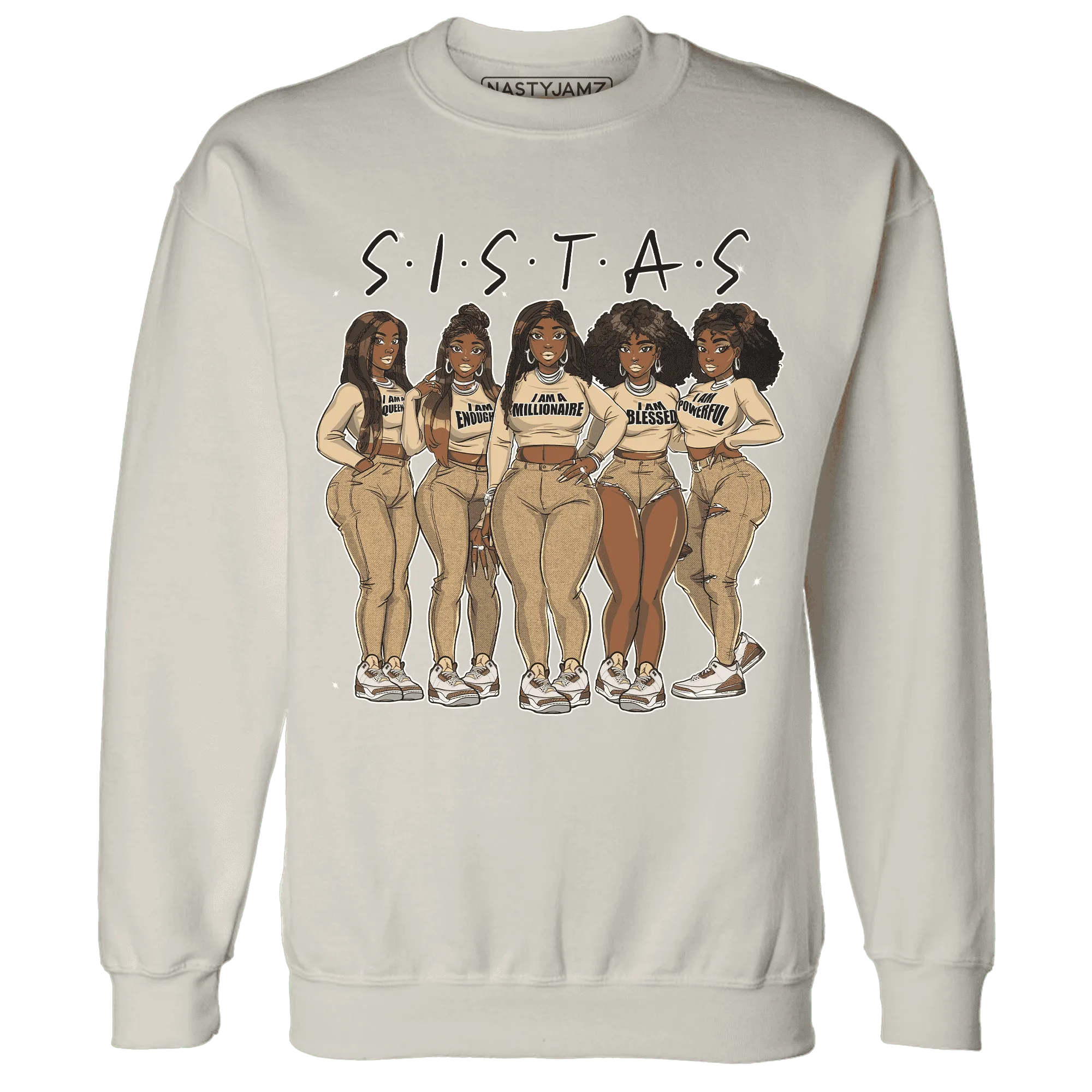 Palomino-3s-Sweatshirt-Match-Sistas-Melanin-Girl