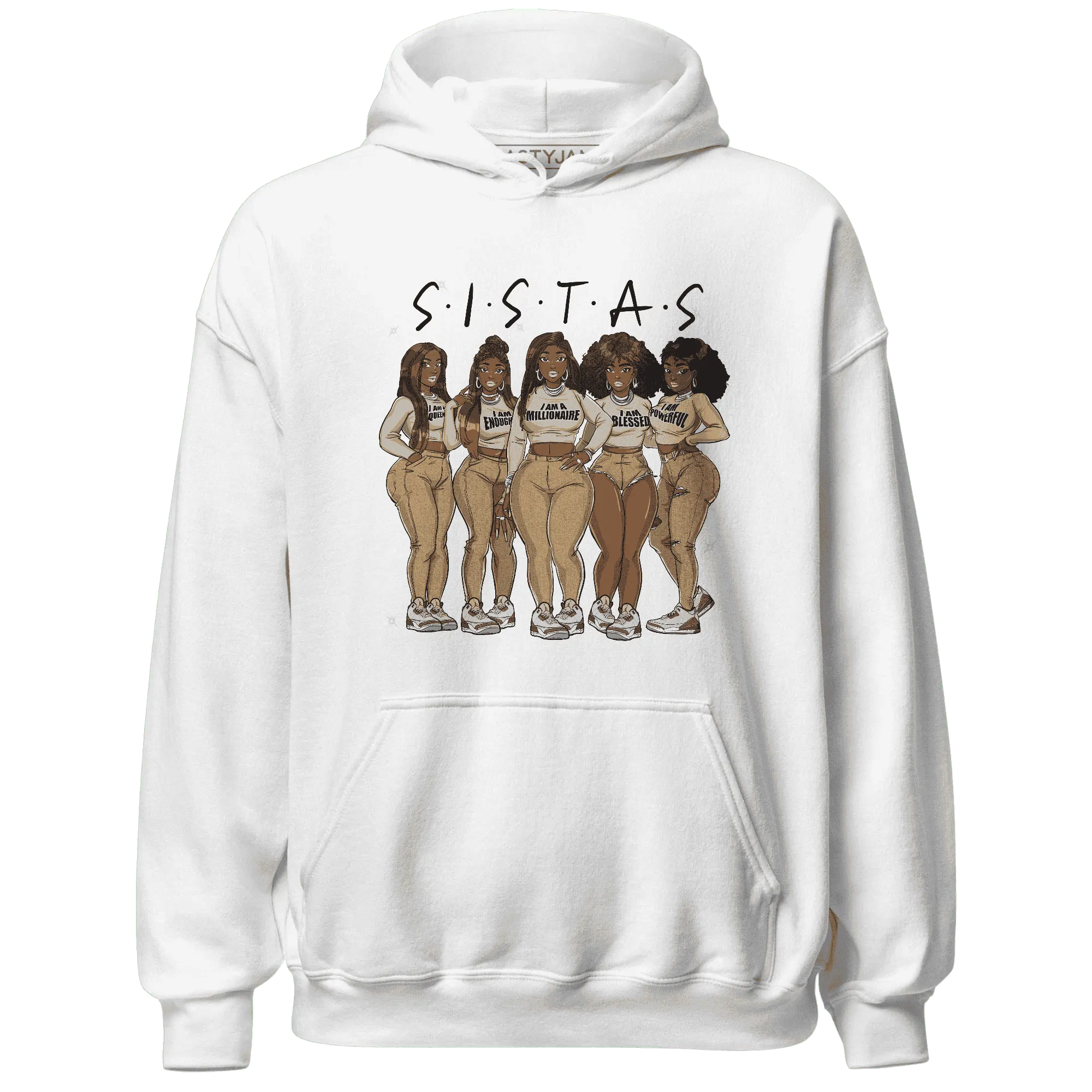 Palomino-3s-Hoodie-Match-Sistas-Melanin-Girl