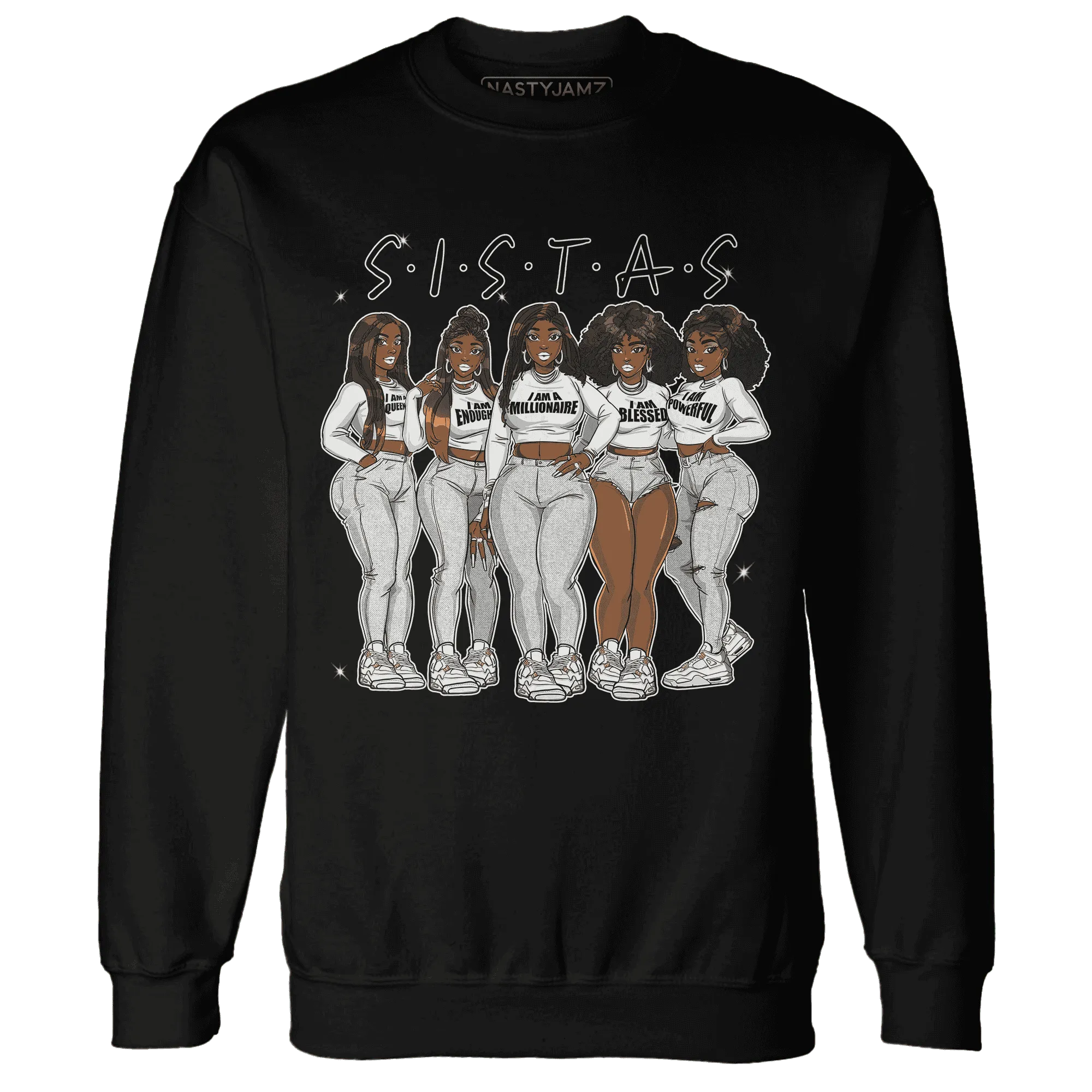 Sail-4s-Sweatshirt-Match-Sistas-Melanin-Girl