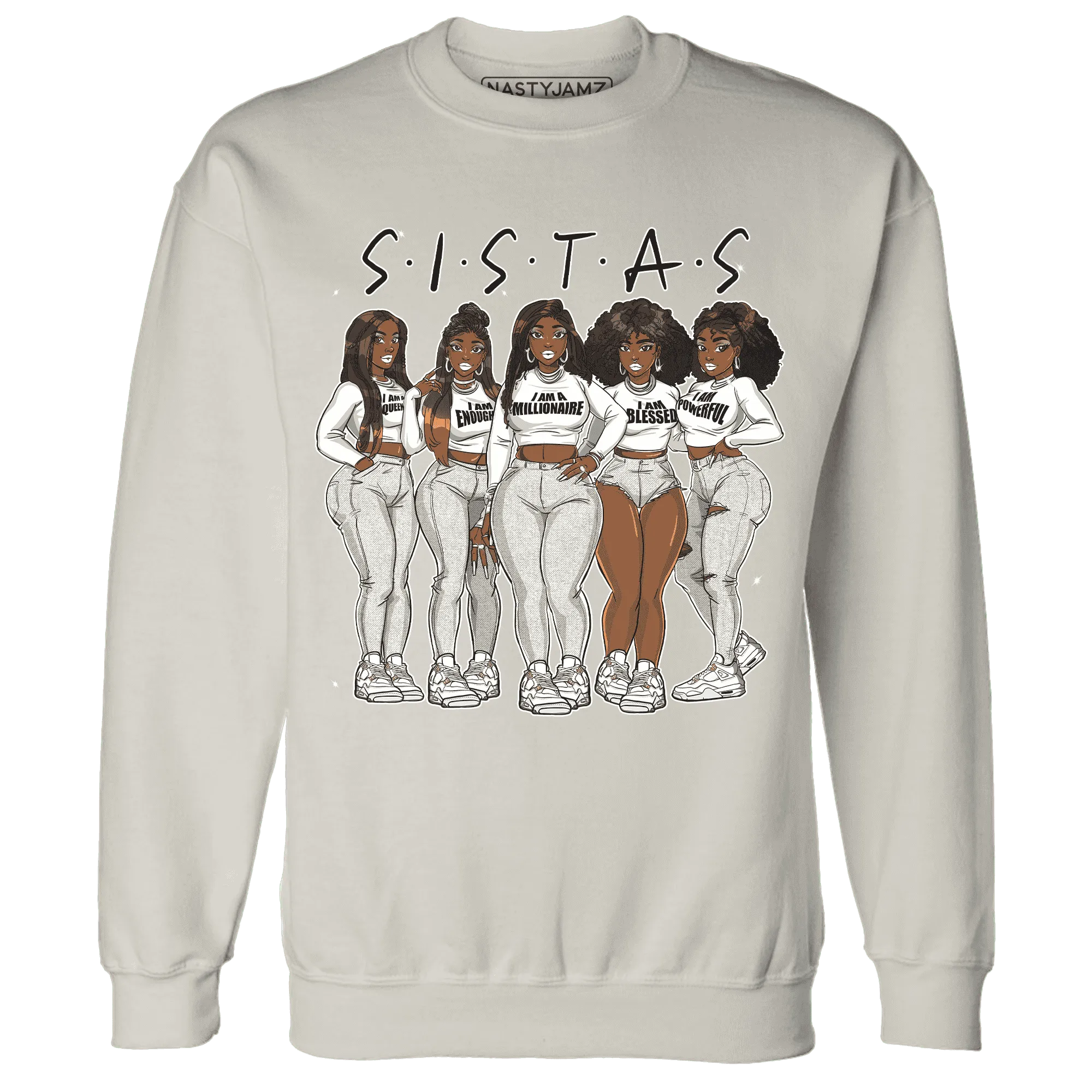 Sail-4s-Sweatshirt-Match-Sistas-Melanin-Girl