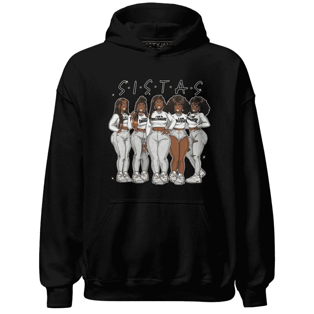 Sail-4s-Hoodie-Match-Sistas-Melanin-Girl