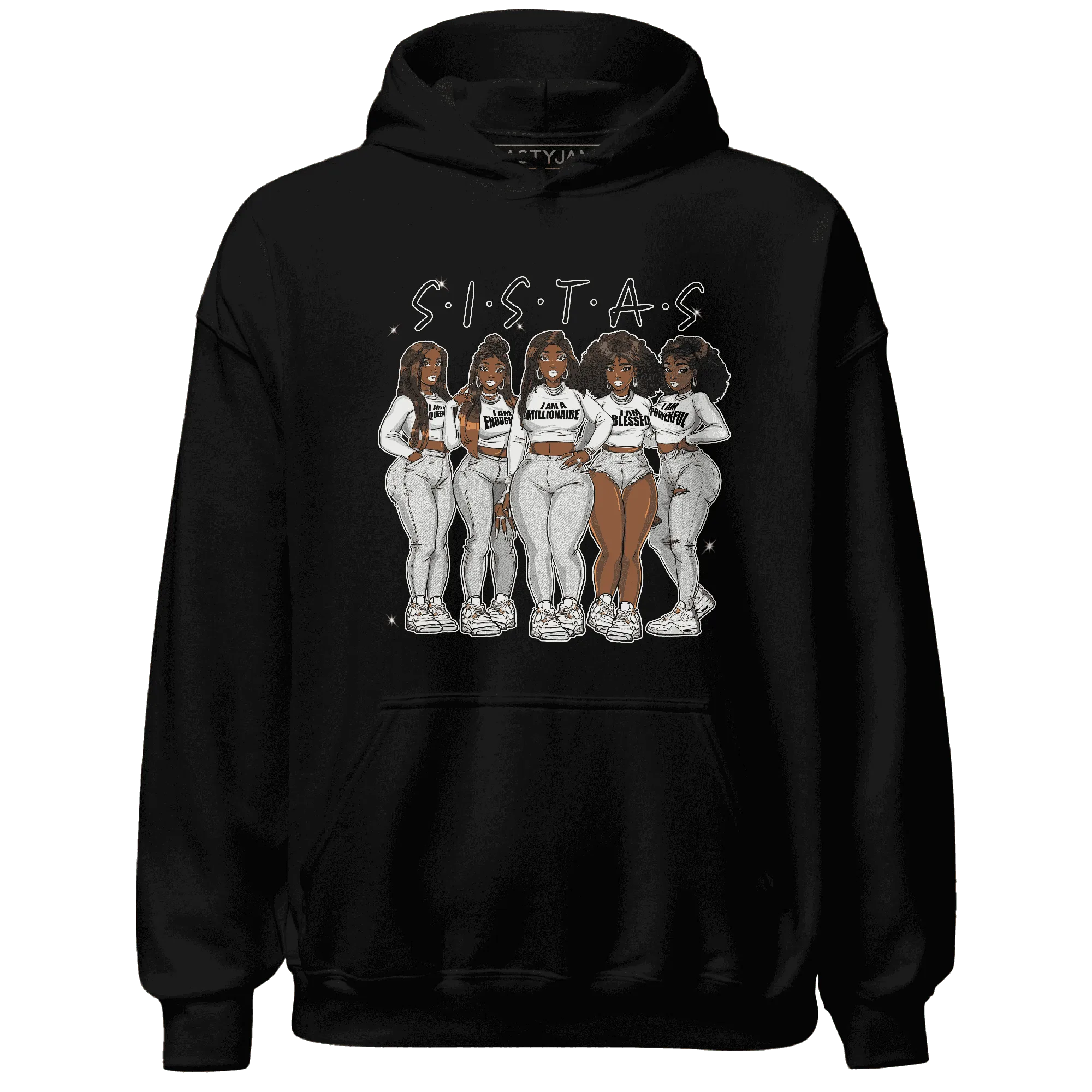 Sail-4s-Hoodie-Match-Sistas-Melanin-Girl