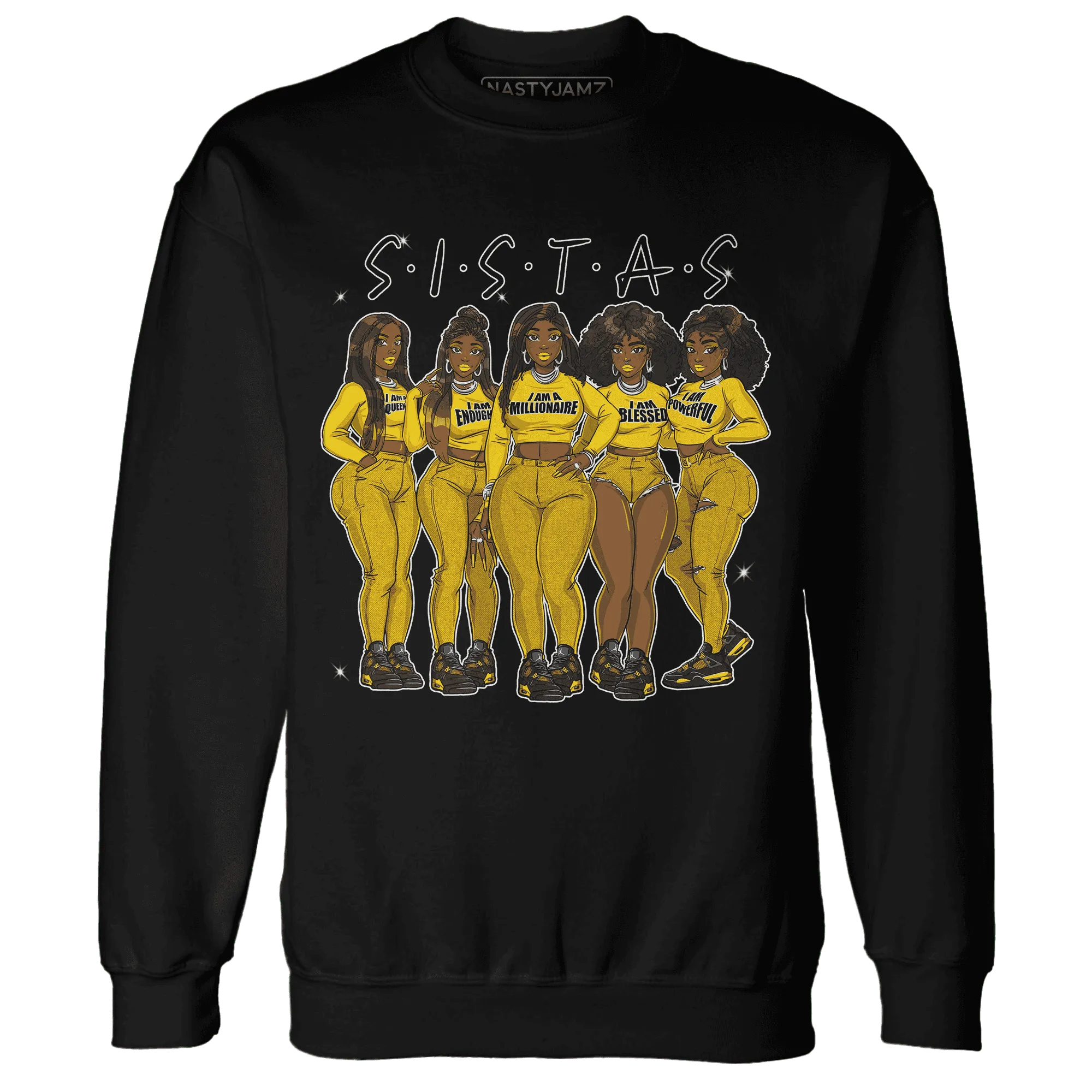 Thunder-4s-Sweatshirt-Match-Sistas-Melanin-Girl