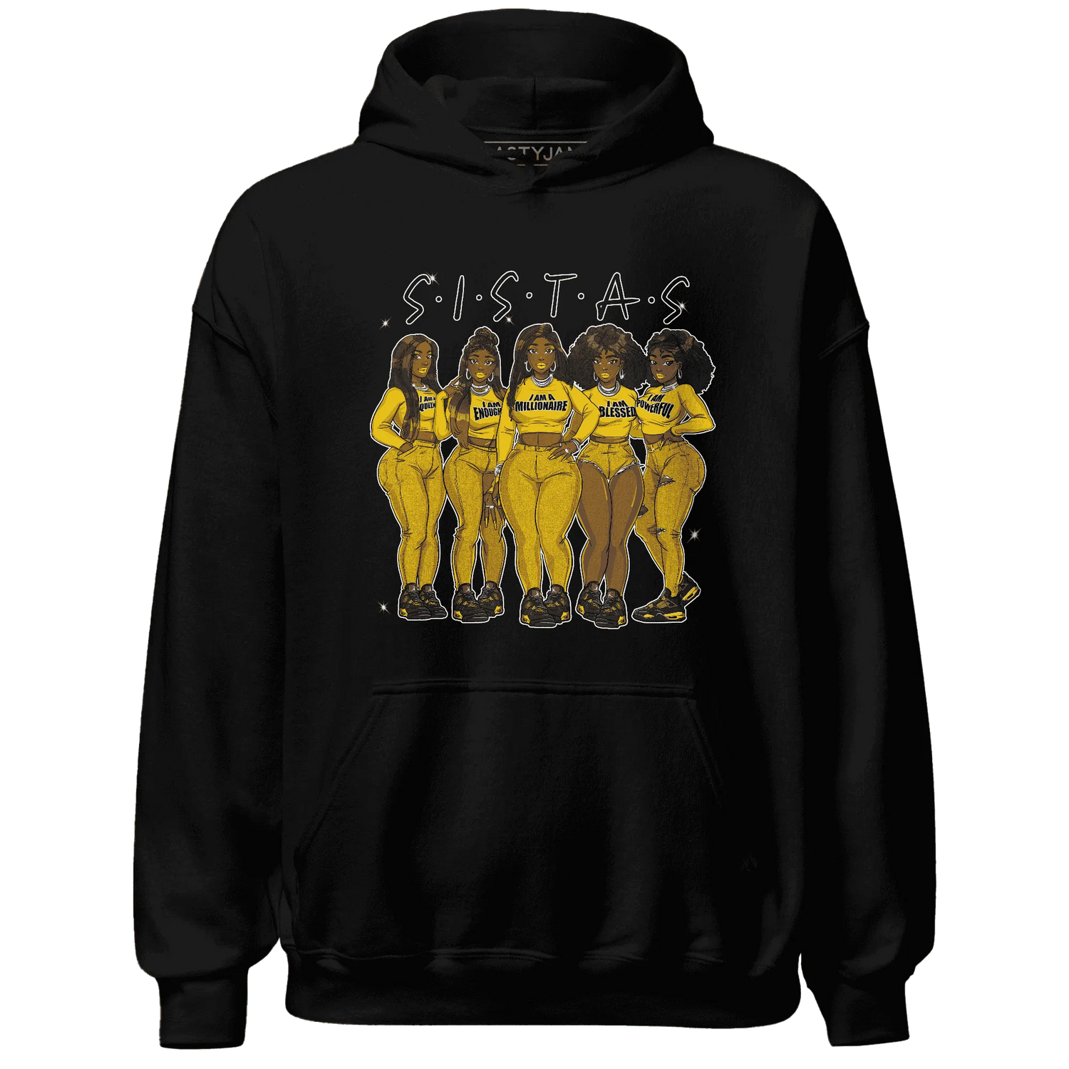 Thunder-4s-Hoodie-Match-Sistas-Melanin-Girl