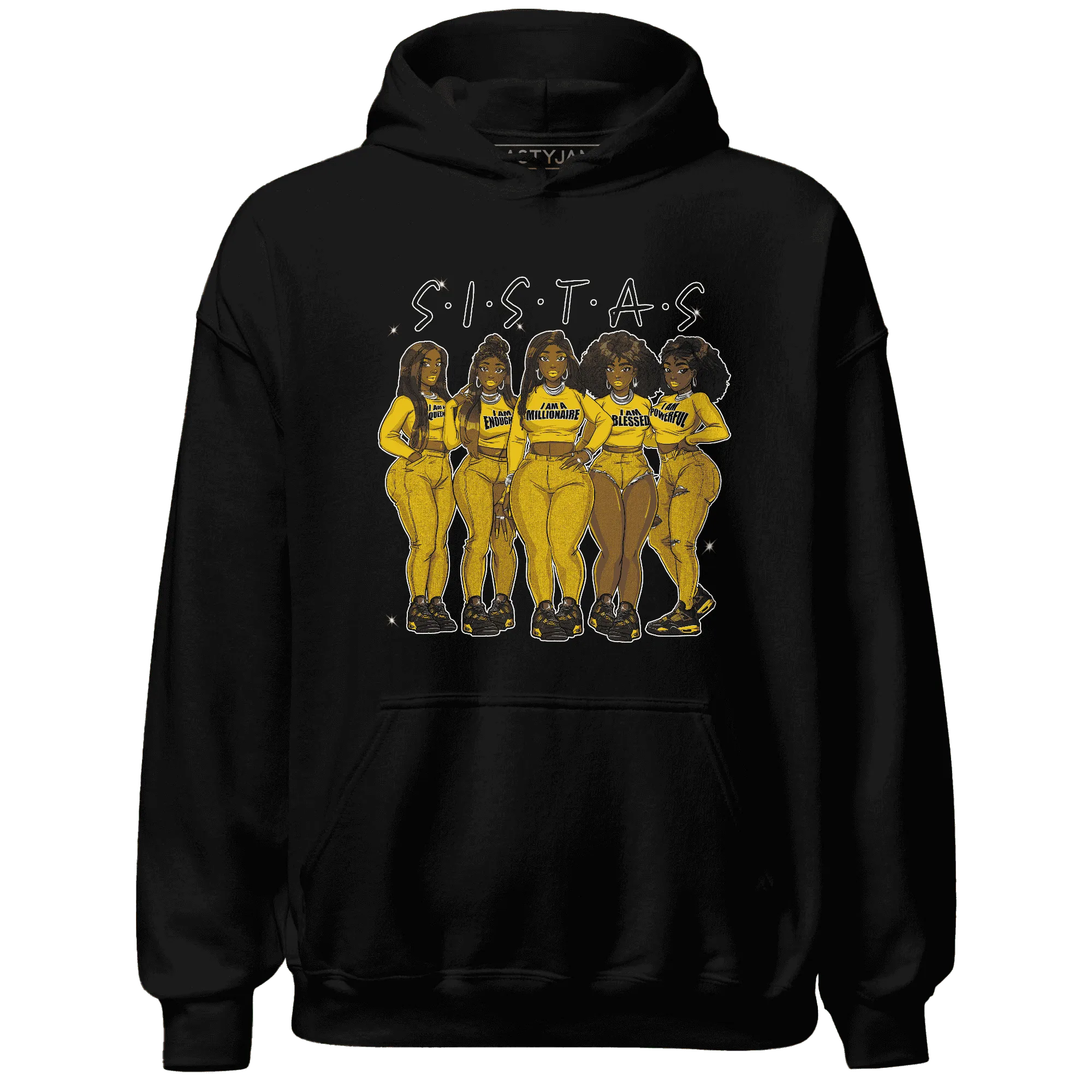 Thunder-4s-Hoodie-Match-Sistas-Melanin-Girl