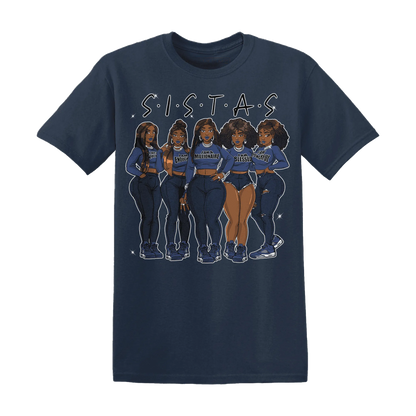 Midnight-Navy-5s-T-Shirt-Match-Sistas-Melanin-Girl