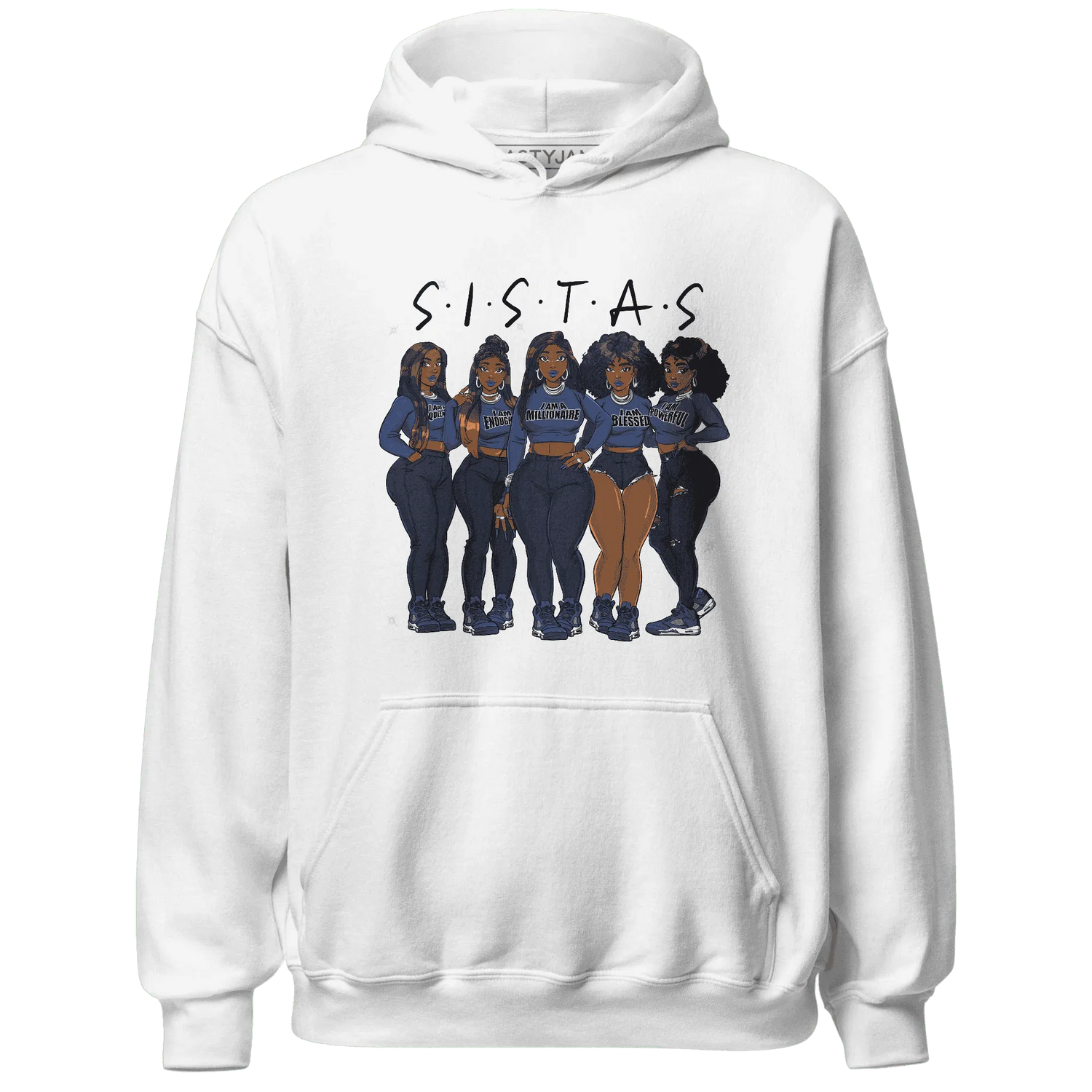 Midnight-Navy-5s-Hoodie-Match-Sistas-Melanin-Girl