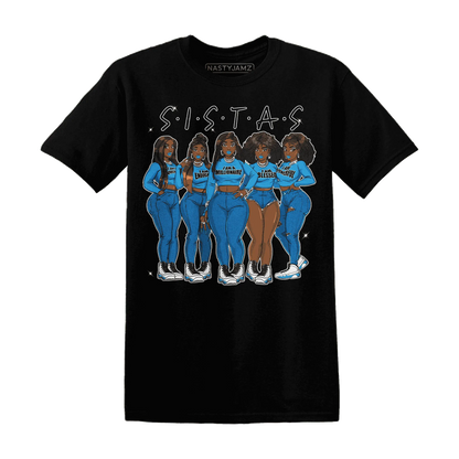 Powder-Blue-9s-T-Shirt-Match-Sistas-Melanin-Girl